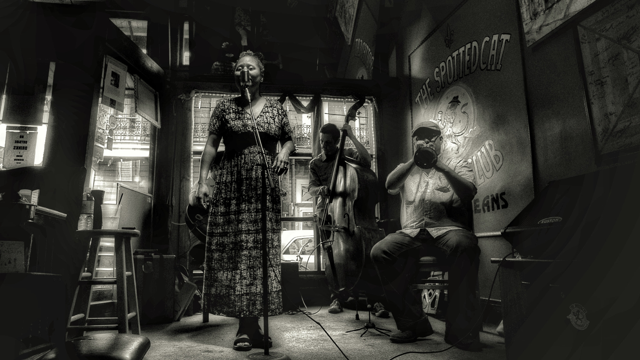 Sony E 10-18mm F4 OSS sample photo. New orleans band at the spotted cat. photography