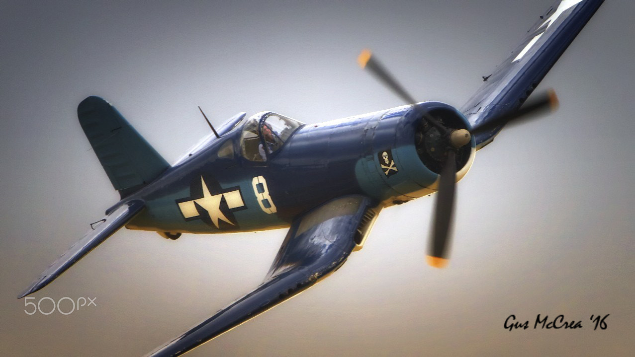 Canon EOS 7D + Canon EF 600mm f/4L IS sample photo. Chance vought fu corsair jolly rogers' no photography