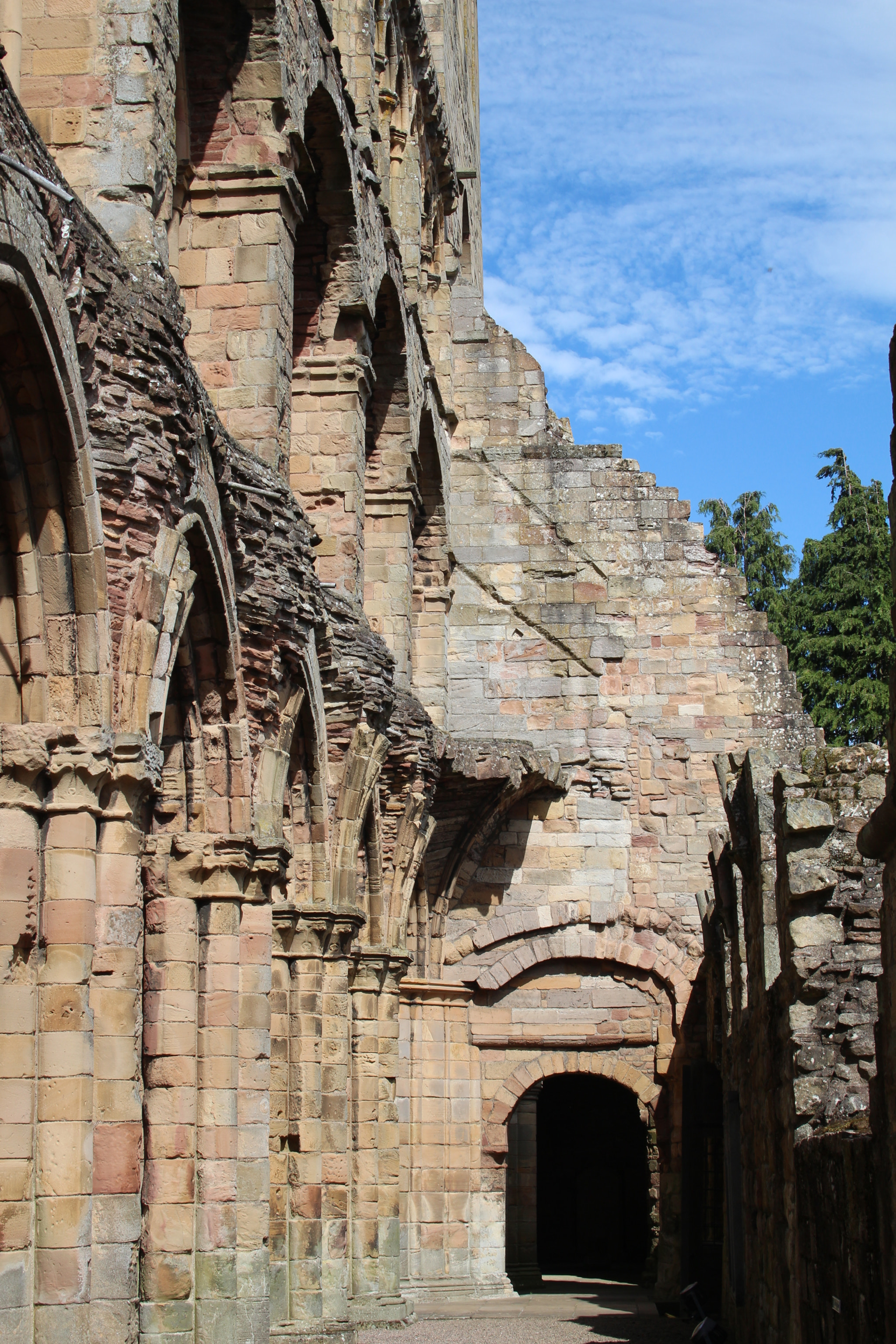 Canon EF-S 18-55mm F3.5-5.6 sample photo. Jedburgh abbey, scotland, uk photography
