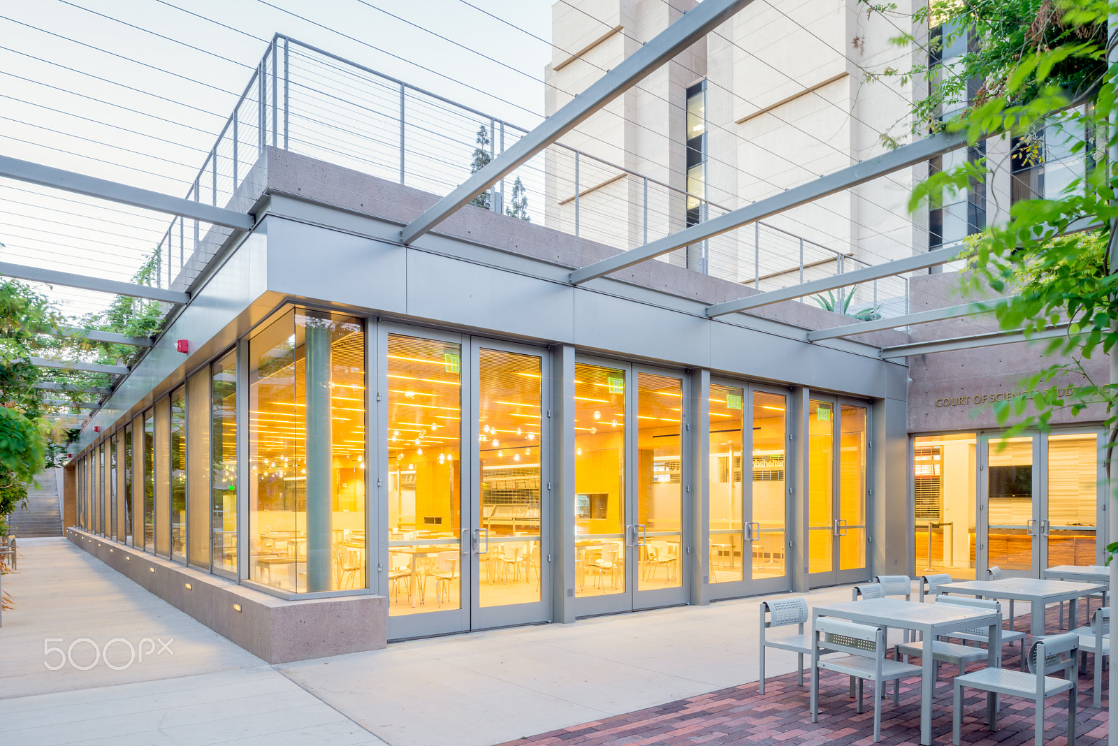 Nikon PC-E Nikkor 24mm F3.5D ED Tilt-Shift sample photo. Ucla court of sciences student center - safdie rab photography