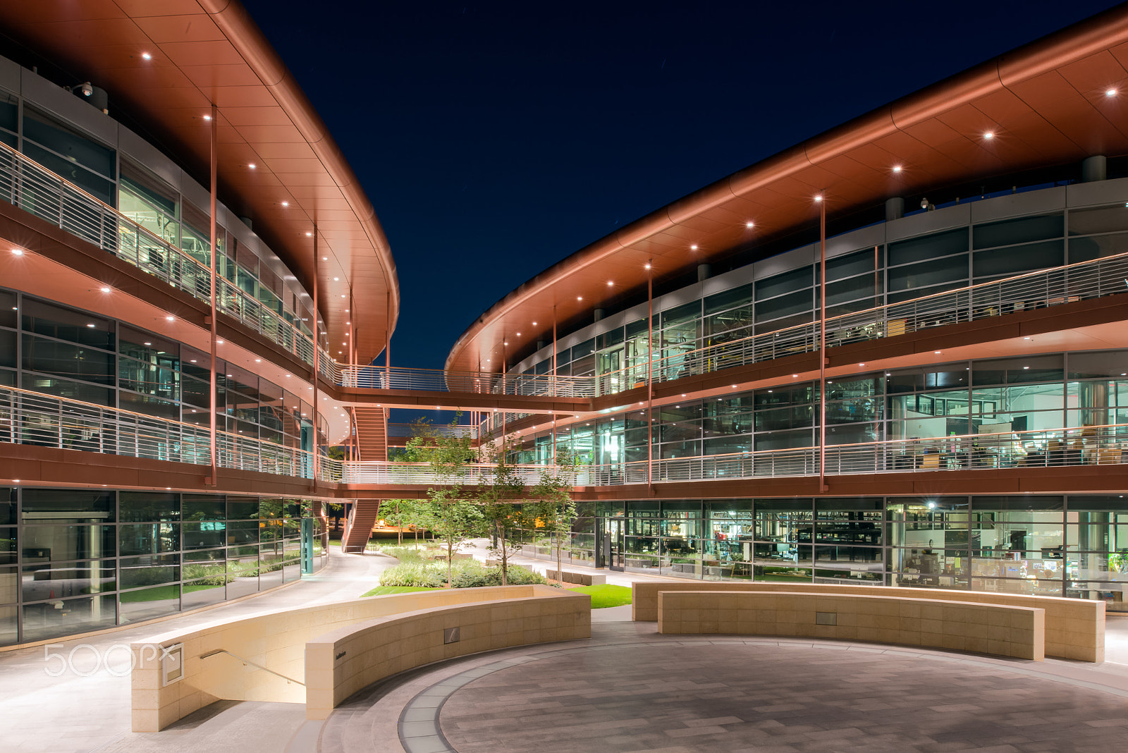 Nikon D800 + Nikon PC-E Nikkor 24mm F3.5D ED Tilt-Shift sample photo. Stanford james h. clark center - foster + partners photography