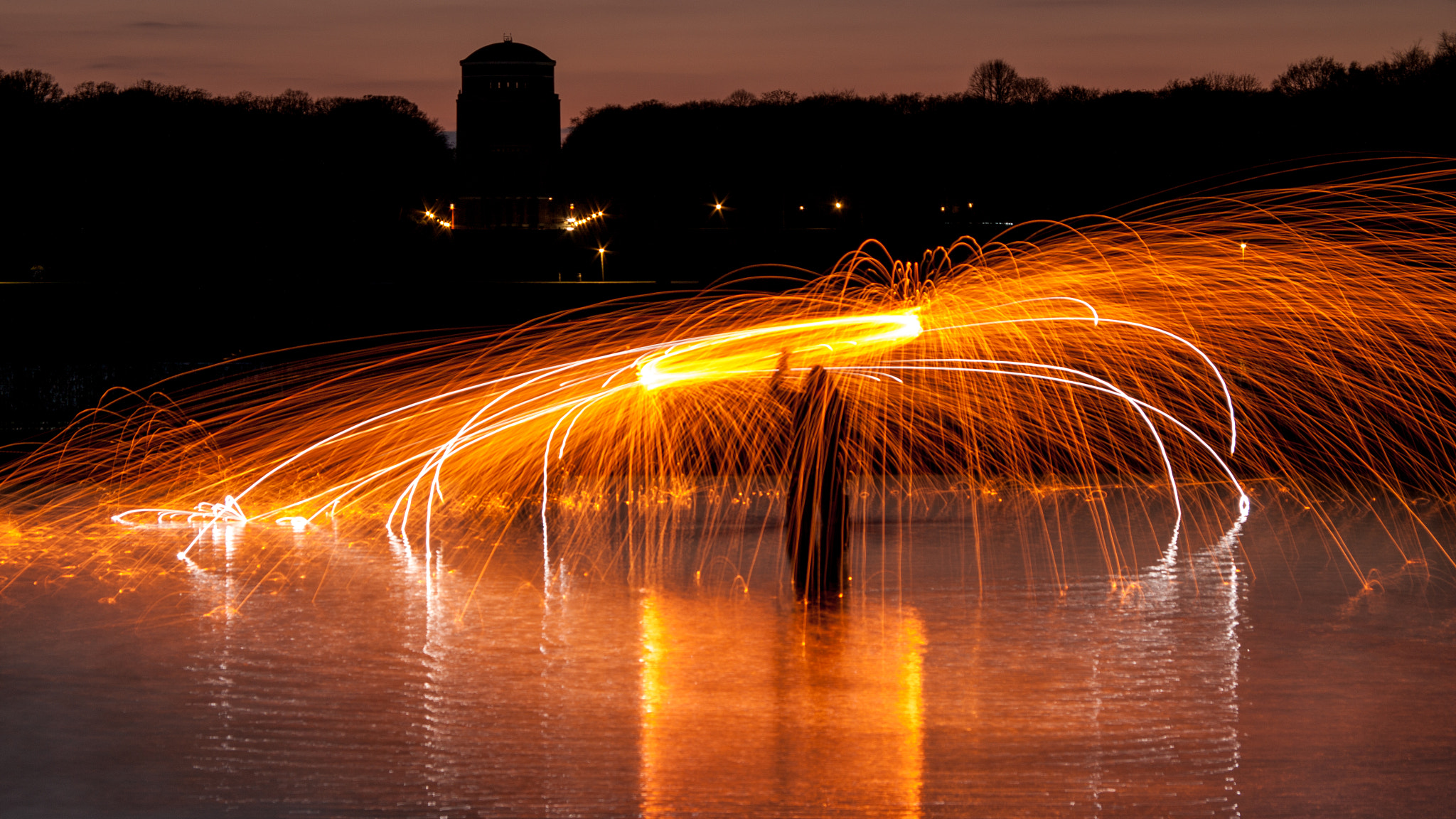 Pentax smc DA 50-200mm F4-5.6 ED WR sample photo. Steelwool and old water reservoir tower photography