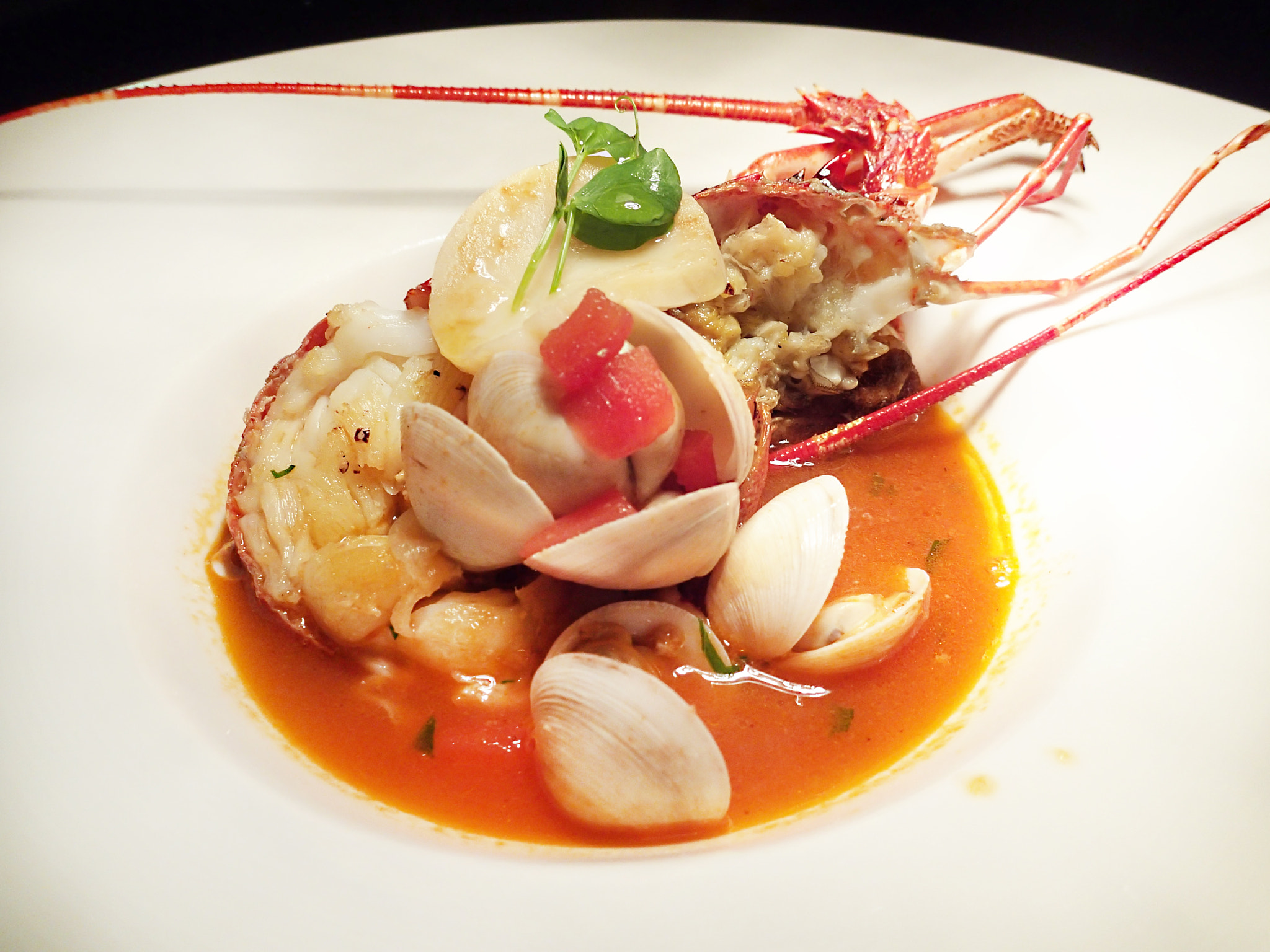 Olympus TG-1 sample photo. Seafood soup photography