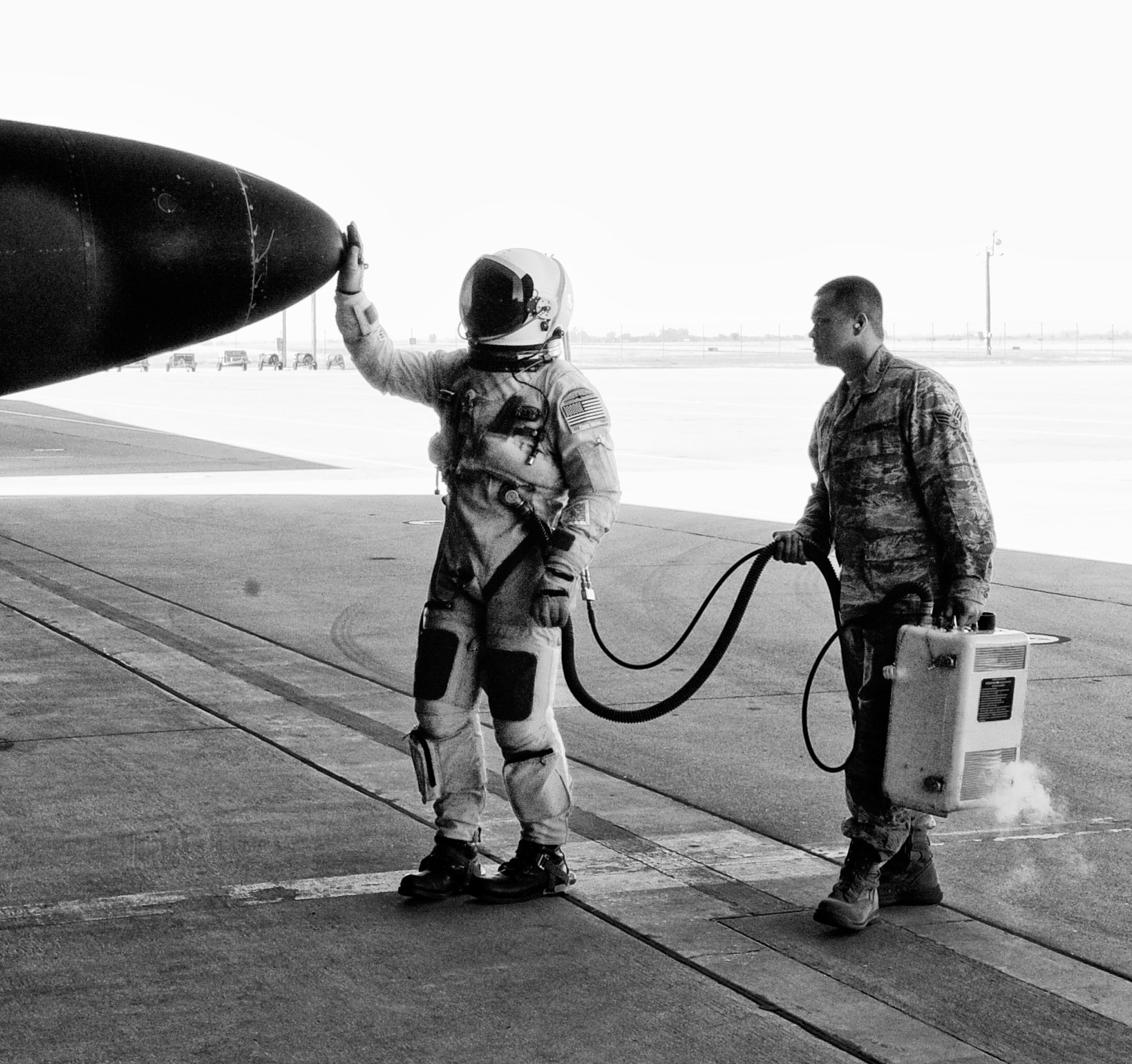 Nikon D3 sample photo. Preparing to fly to the edge of space photography