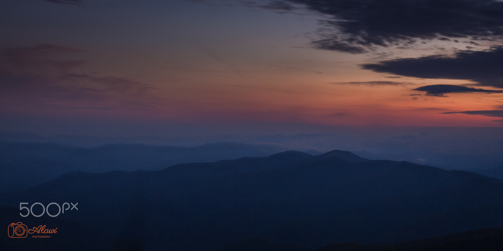 Canon EOS 650D (EOS Rebel T4i / EOS Kiss X6i) sample photo. Sunset smoky mountain photography