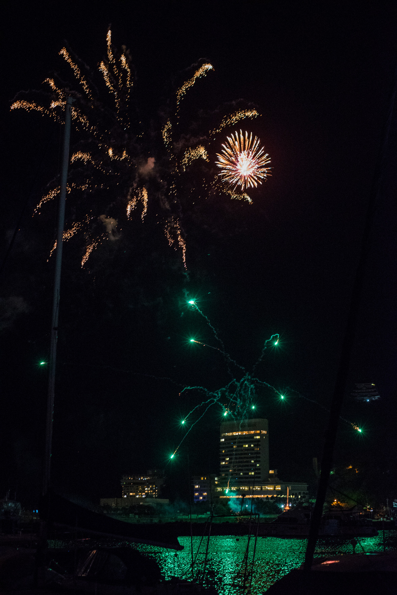 Nikon D750 + AF Nikkor 50mm f/1.8 sample photo. Atami fireworks photography