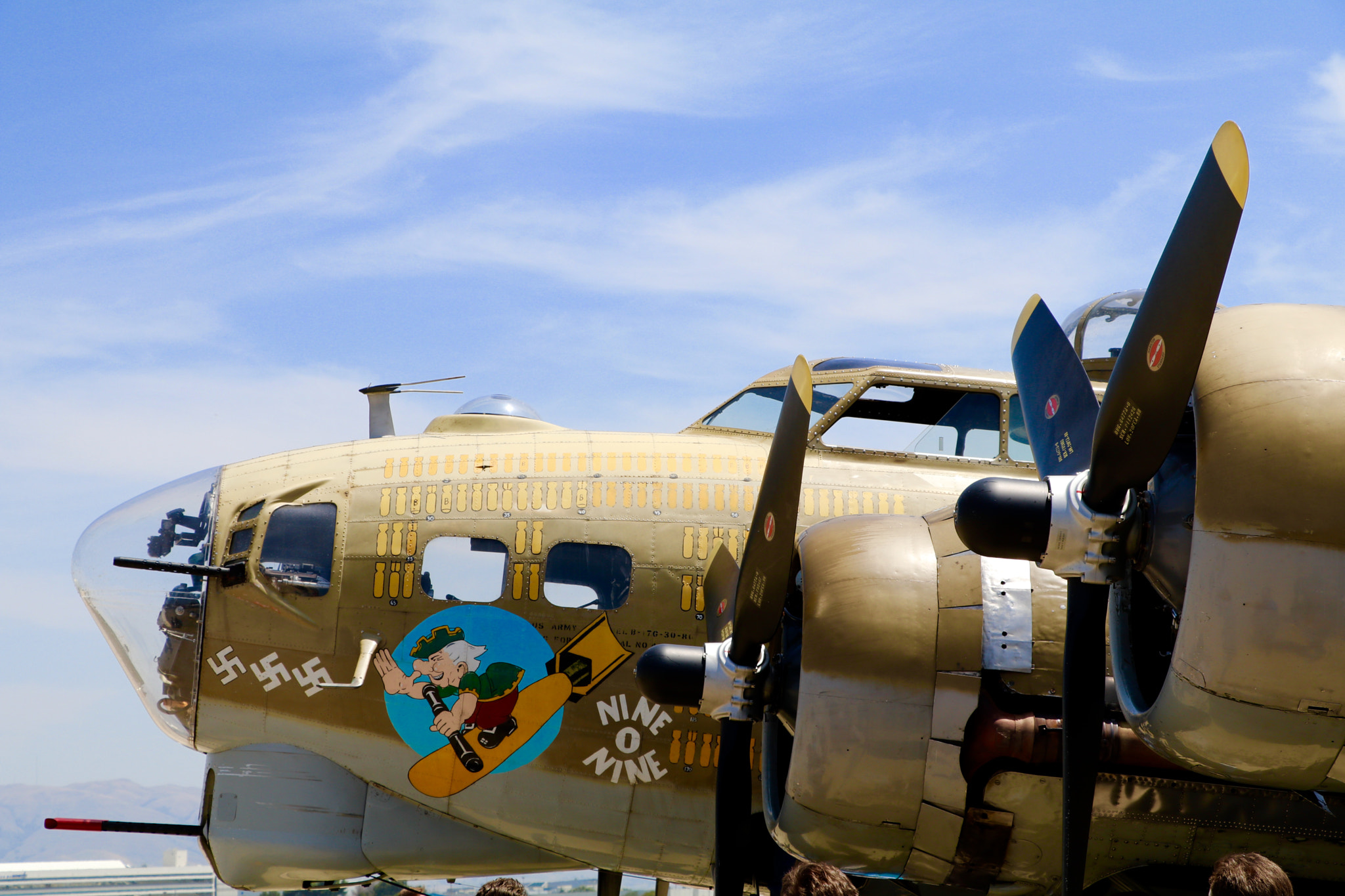 Canon EF-S 18-135mm F3.5-5.6 IS USM sample photo. Nine o nine world war 2 plane photography