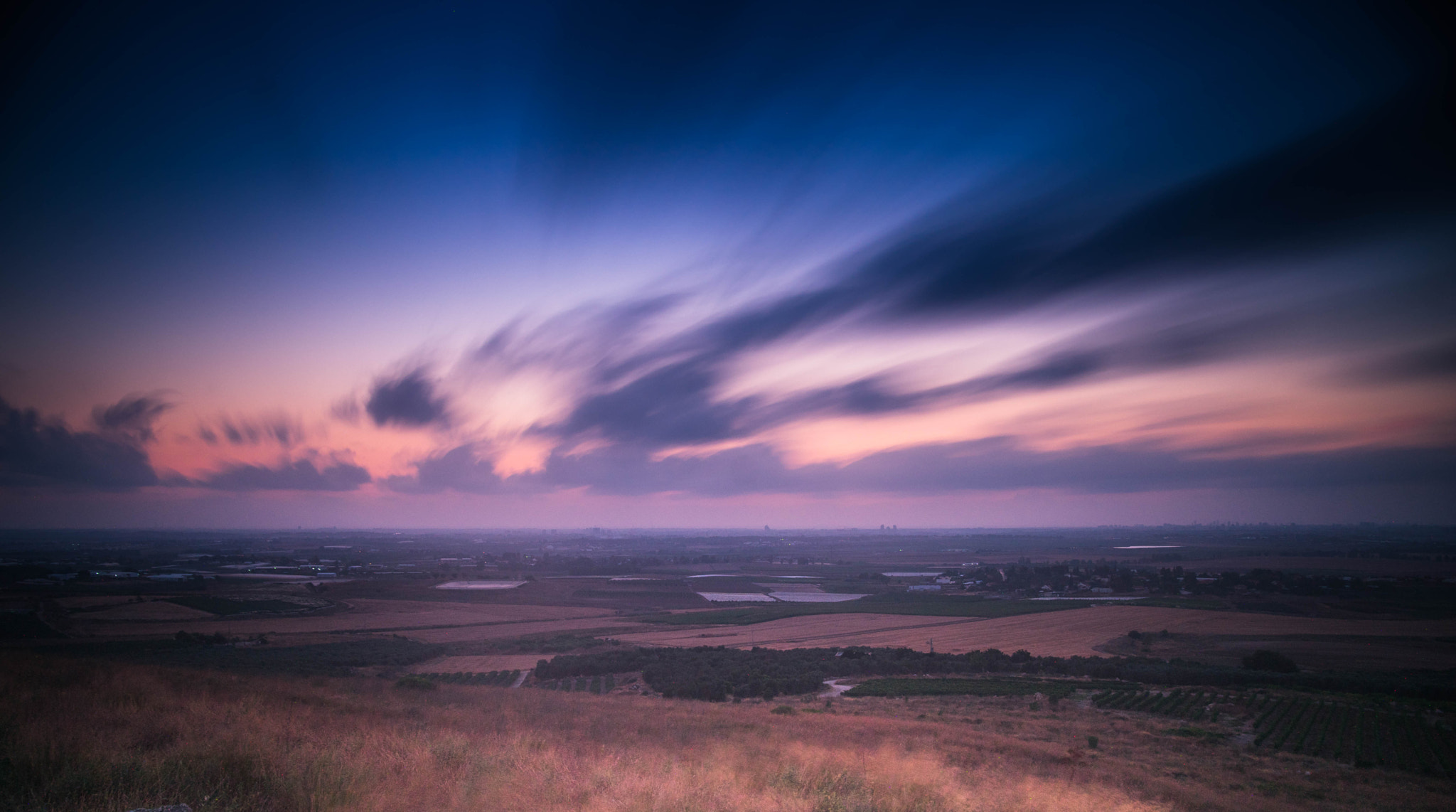 Sony a7 II + Tamron SP 24-70mm F2.8 Di VC USD sample photo. Sunset from tel gezer/2 photography