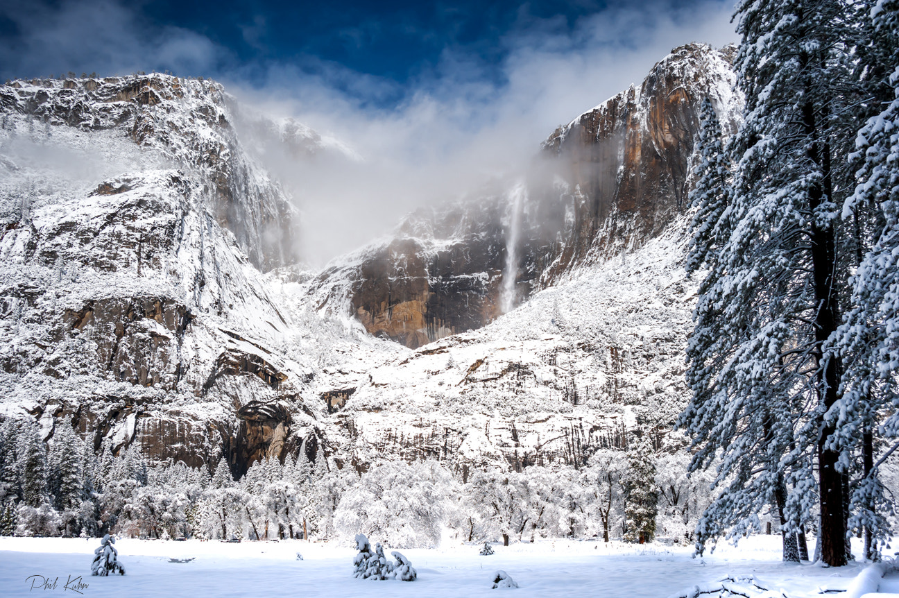 Nikon D700 + Tamron AF 28-300mm F3.5-6.3 XR Di VC LD Aspherical (IF) Macro sample photo. Yosemite in the winter photography