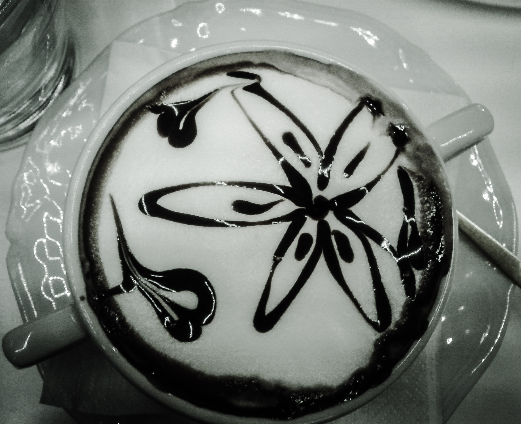 Samsung Galaxy Fit sample photo. Drinking hot chocolate..  photography