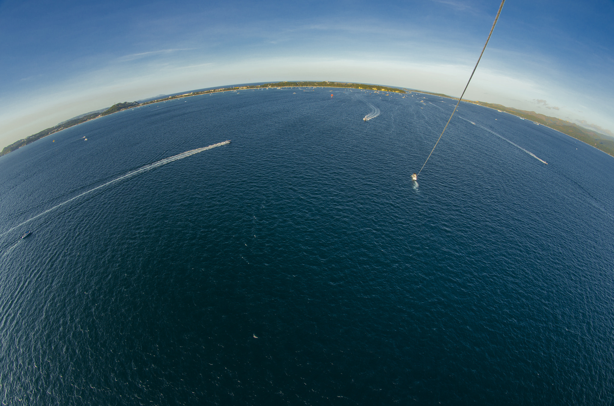 Nikon D5100 + Samyang 8mm F3.5 Aspherical IF MC Fisheye sample photo. Air photography
