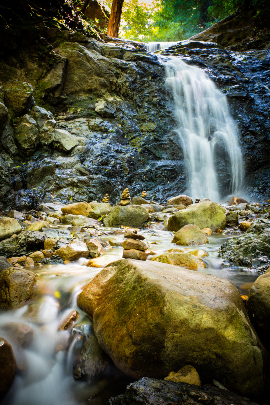 Canon EOS 5DS + Sigma 24-70mm F2.8 EX DG Macro sample photo. Uvas creek falls 1 photography