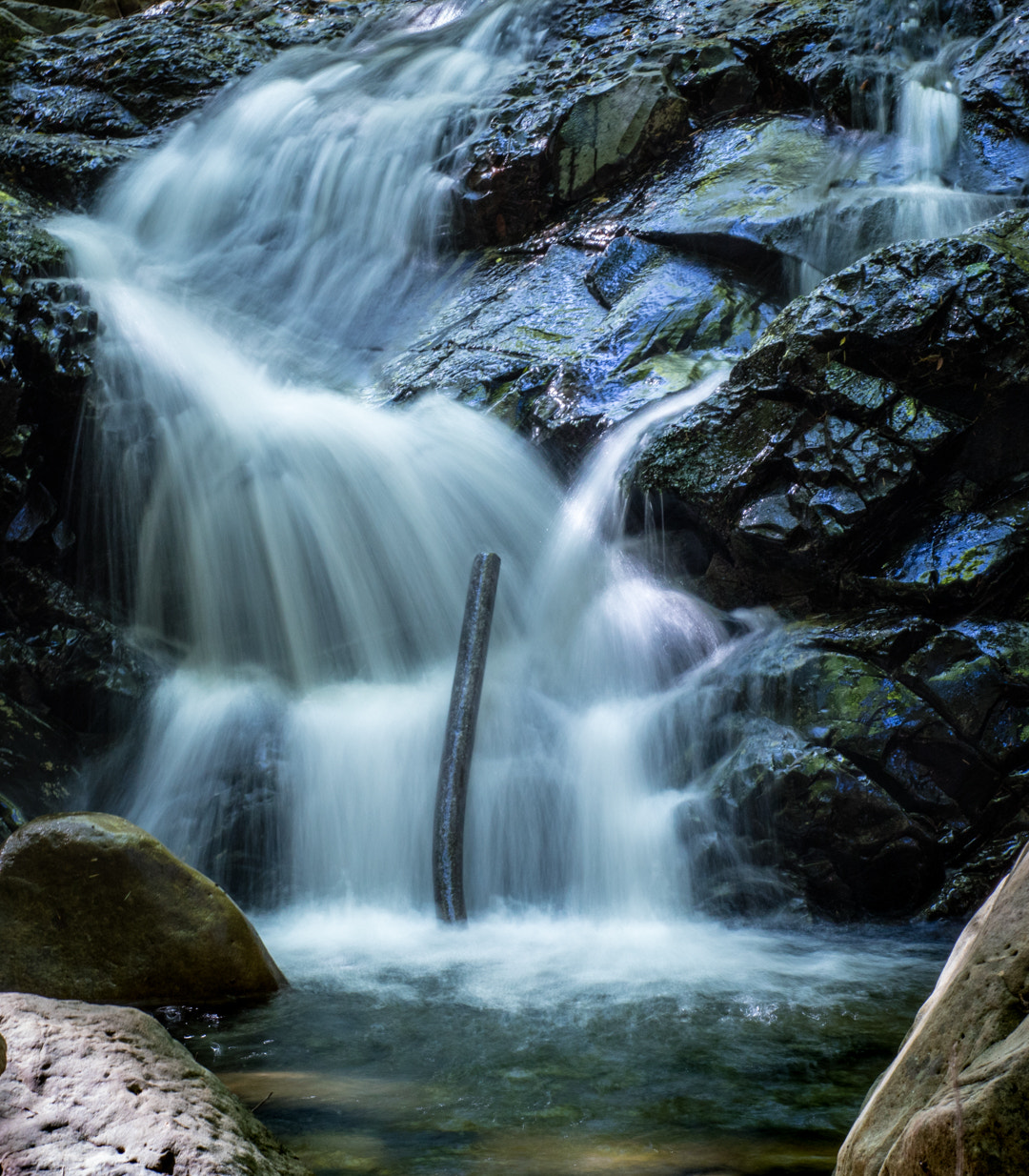 Canon EOS 5DS + Sigma 24-70mm F2.8 EX DG Macro sample photo. Uvas creek falls 2 photography