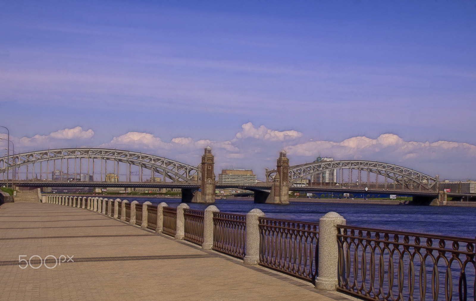 Tamron AF 18-200mm F3.5-6.3 XR Di II LD Aspherical (IF) Macro sample photo. Peter the great bridge photography