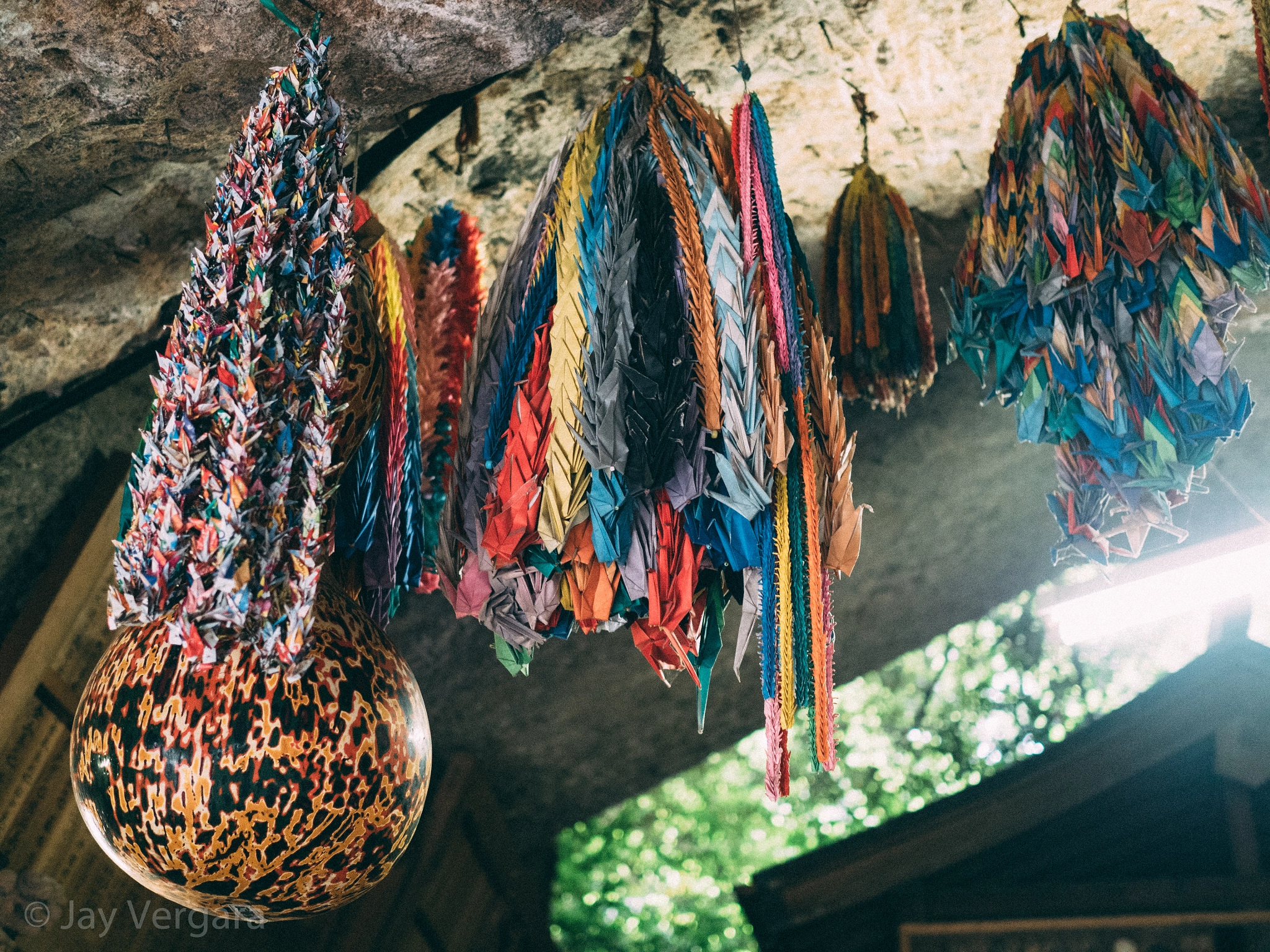 Olympus OM-D E-M5 II + Olympus M.Zuiko Digital 25mm F1.8 sample photo. Origami at the shrine photography