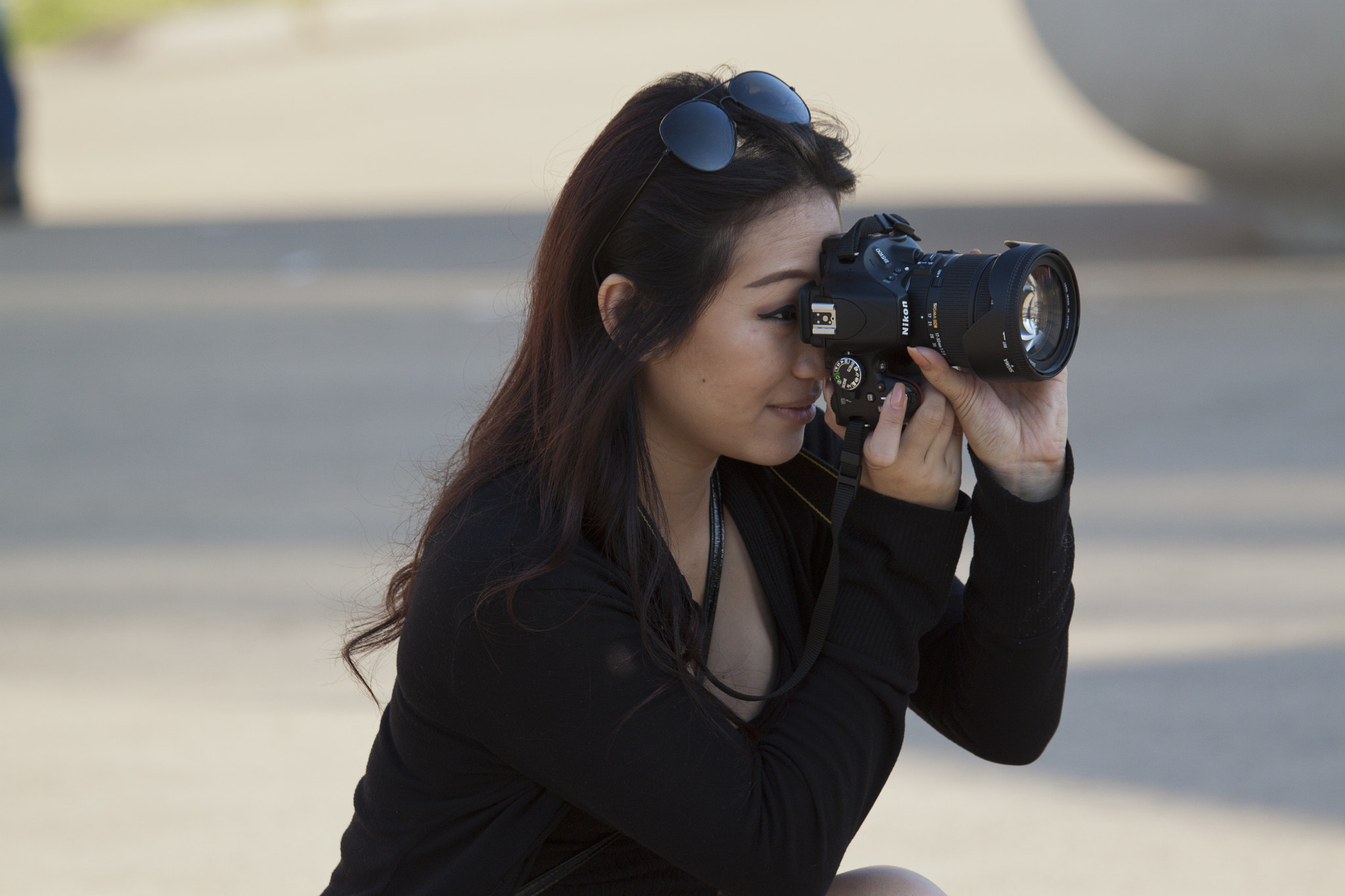 Canon EF 100-400mm F4.5-5.6L IS USM sample photo. Shooting the shooter photography