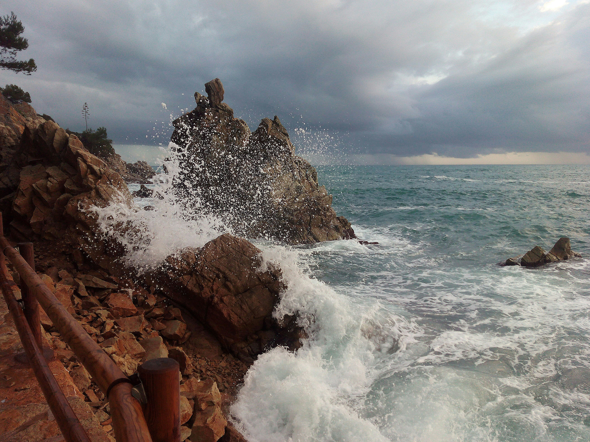 bq Aquaris E5 FHD sample photo. Wild mediterranean photography
