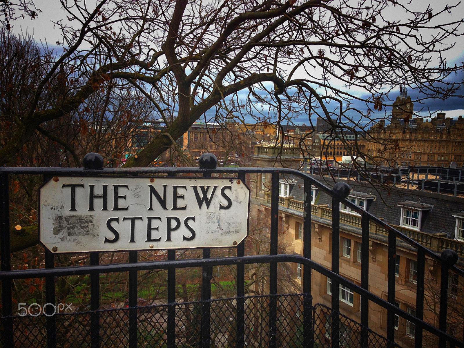 Apple iPhone5,2 sample photo. Stairs, edinburgh photography