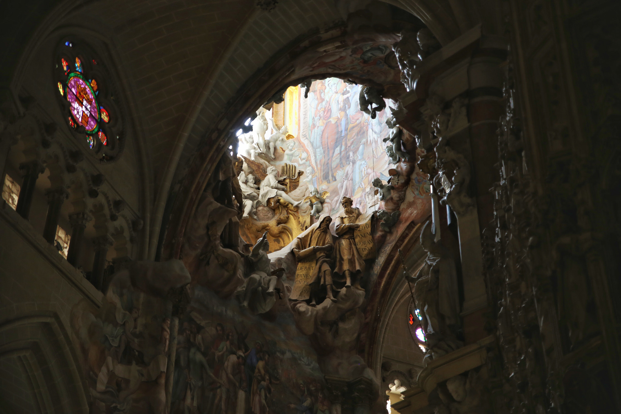 Canon 24-70mm sample photo. Toledo  cathedral photography