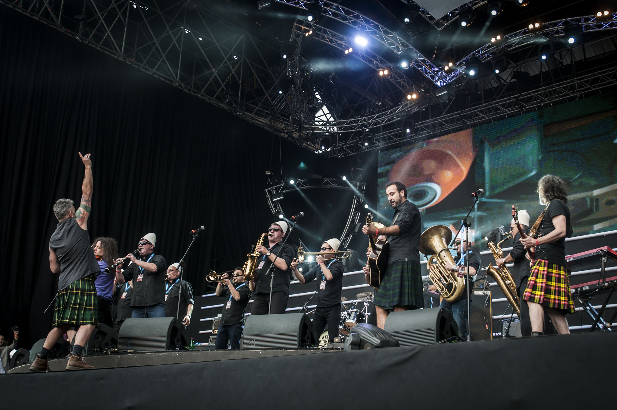 Tamron SP 24-70mm F2.8 Di VC USD sample photo. Modena city ramblers live in rome photography