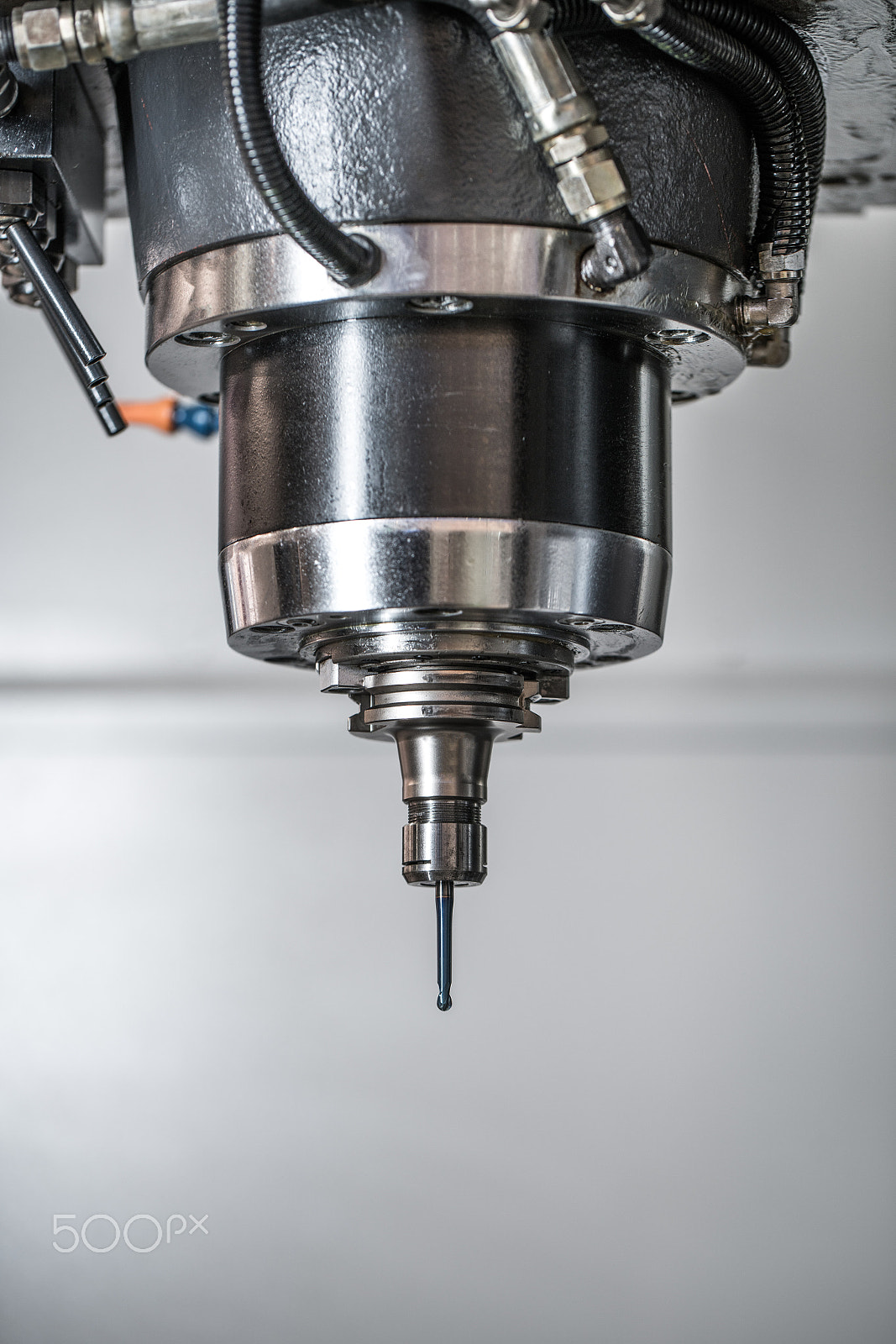 Sony a7R II + Canon EF 100mm F2.8L Macro IS USM sample photo. Metalworking cnc milling machine. photography