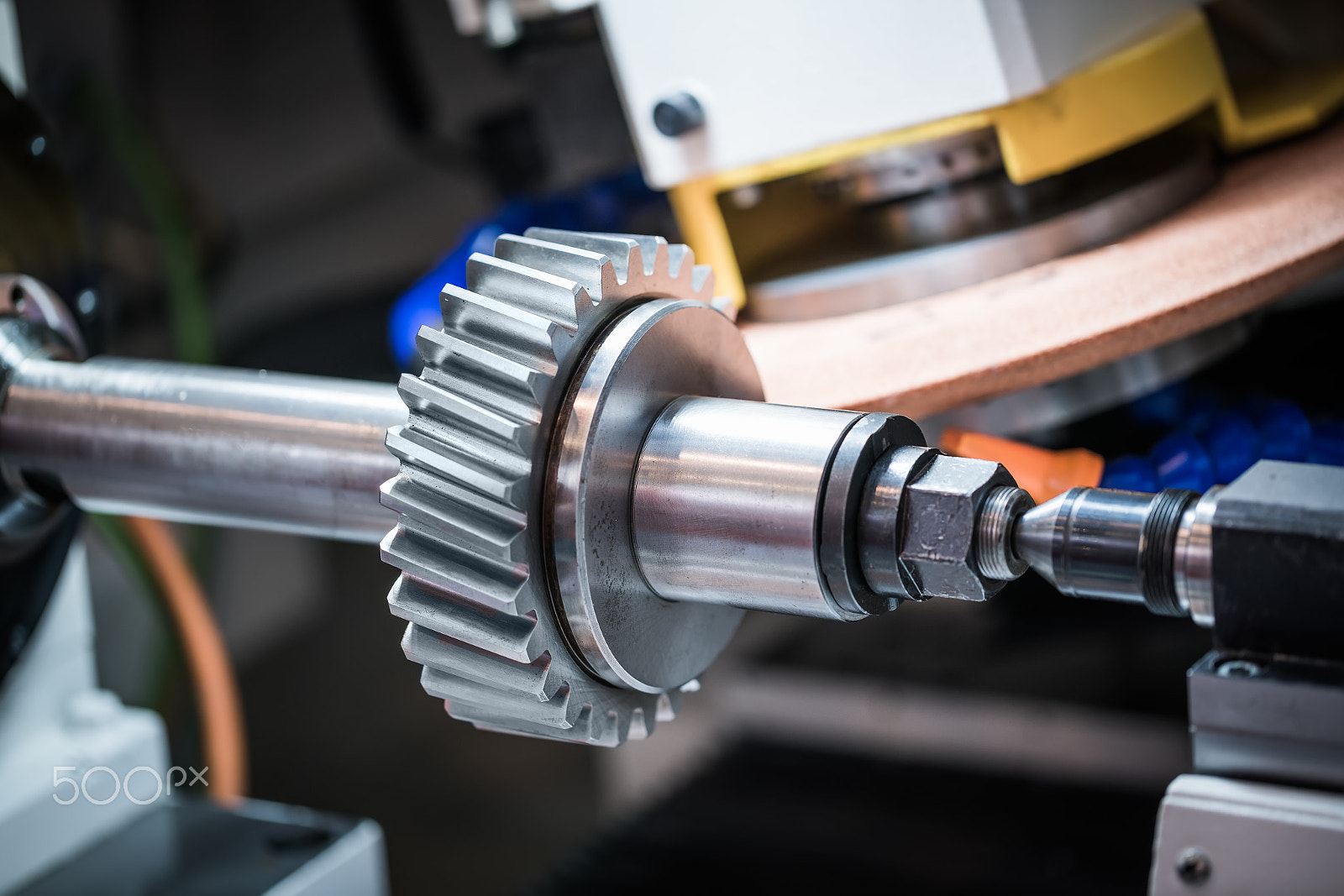 Sony a7R II + Canon EF 100mm F2.8L Macro IS USM sample photo. Metalworking cnc milling machine. photography