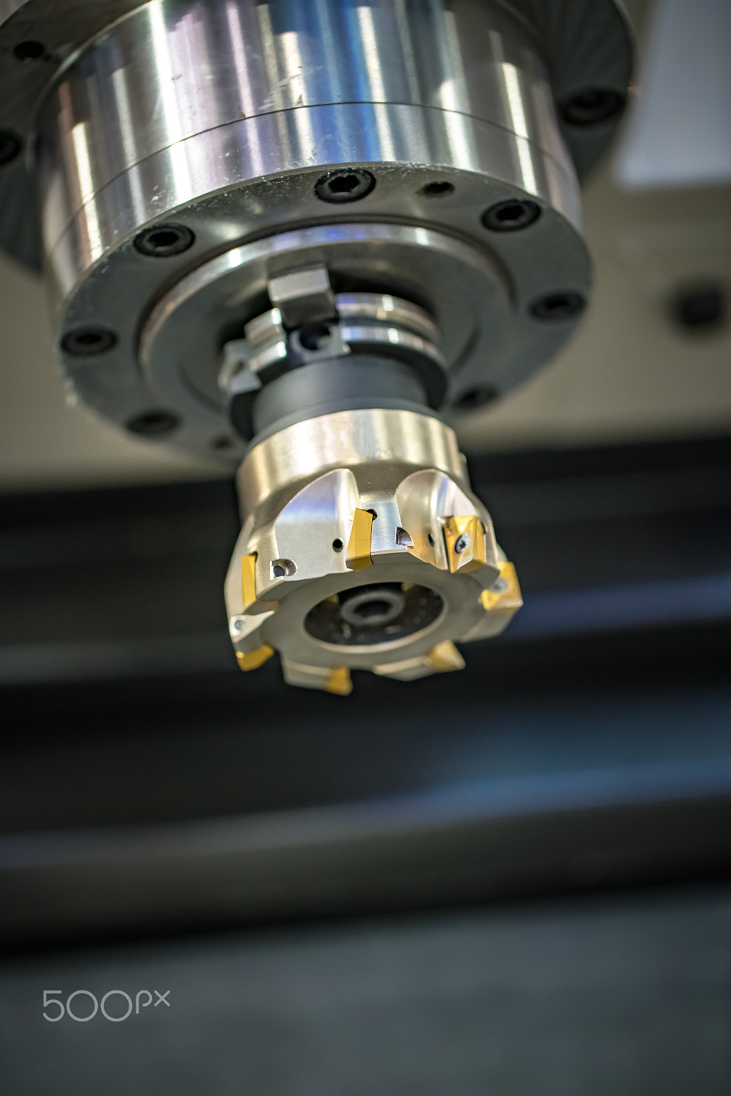 Sony a7R II + Canon EF 100mm F2.8L Macro IS USM sample photo. Metalworking cnc milling machine. photography