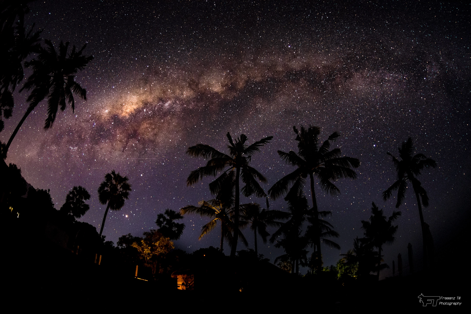 Nikon AF DX Fisheye-Nikkor 10.5mm F2.8G ED sample photo. Milkyway over bali photography