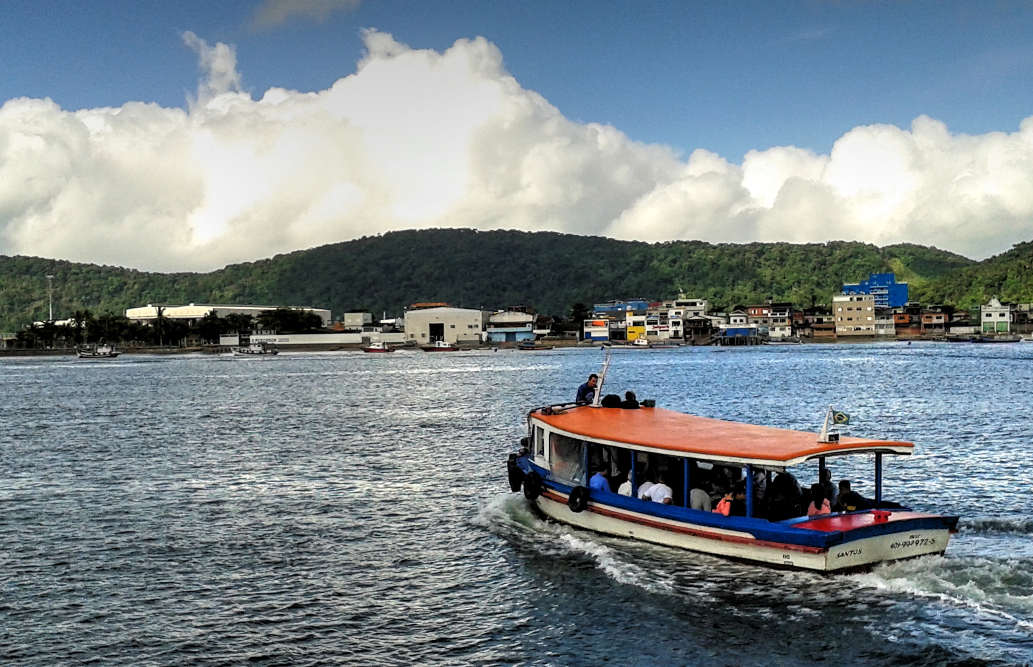 Samsung Galaxy Win sample photo. Boat bus to guarujá photography