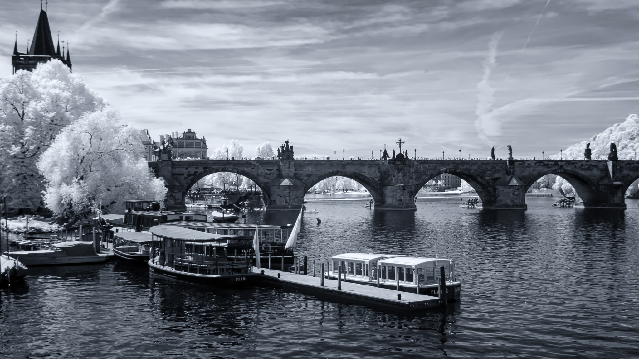 Nikon D5200 + Nikon AF-S DX Nikkor 18-300mm F3.5-5.6G ED VR sample photo. Prague, czech republic (infrared) photography