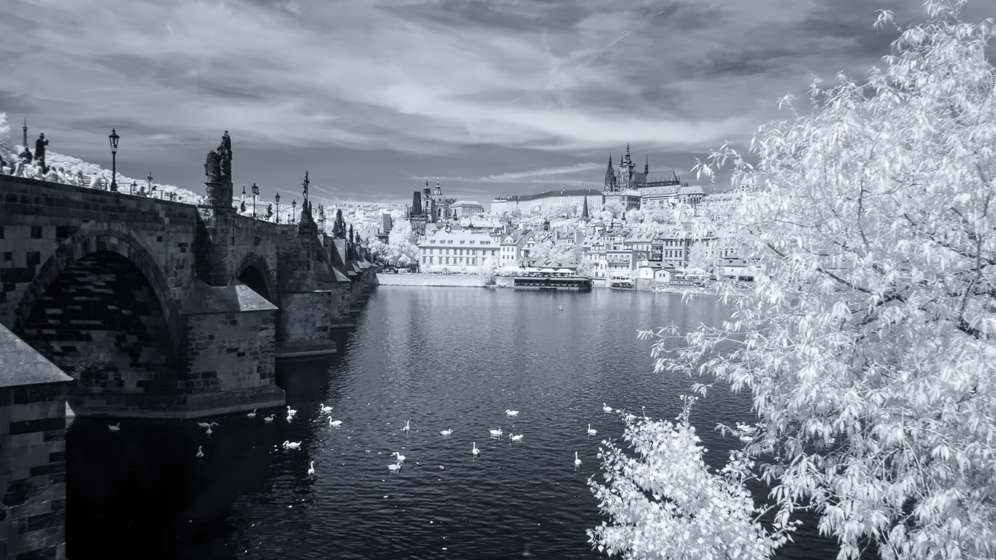 Nikon D5200 + Nikon AF-S DX Nikkor 18-300mm F3.5-5.6G ED VR sample photo. Prague, czech republic (infrared) photography