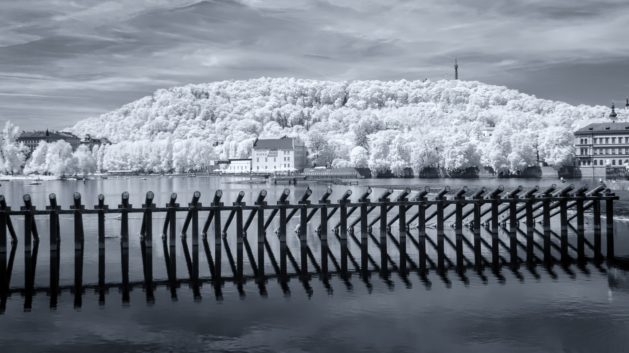 Nikon D5200 + Nikon AF-S DX Nikkor 18-300mm F3.5-5.6G ED VR sample photo. Prague, czech republic (infrared) photography