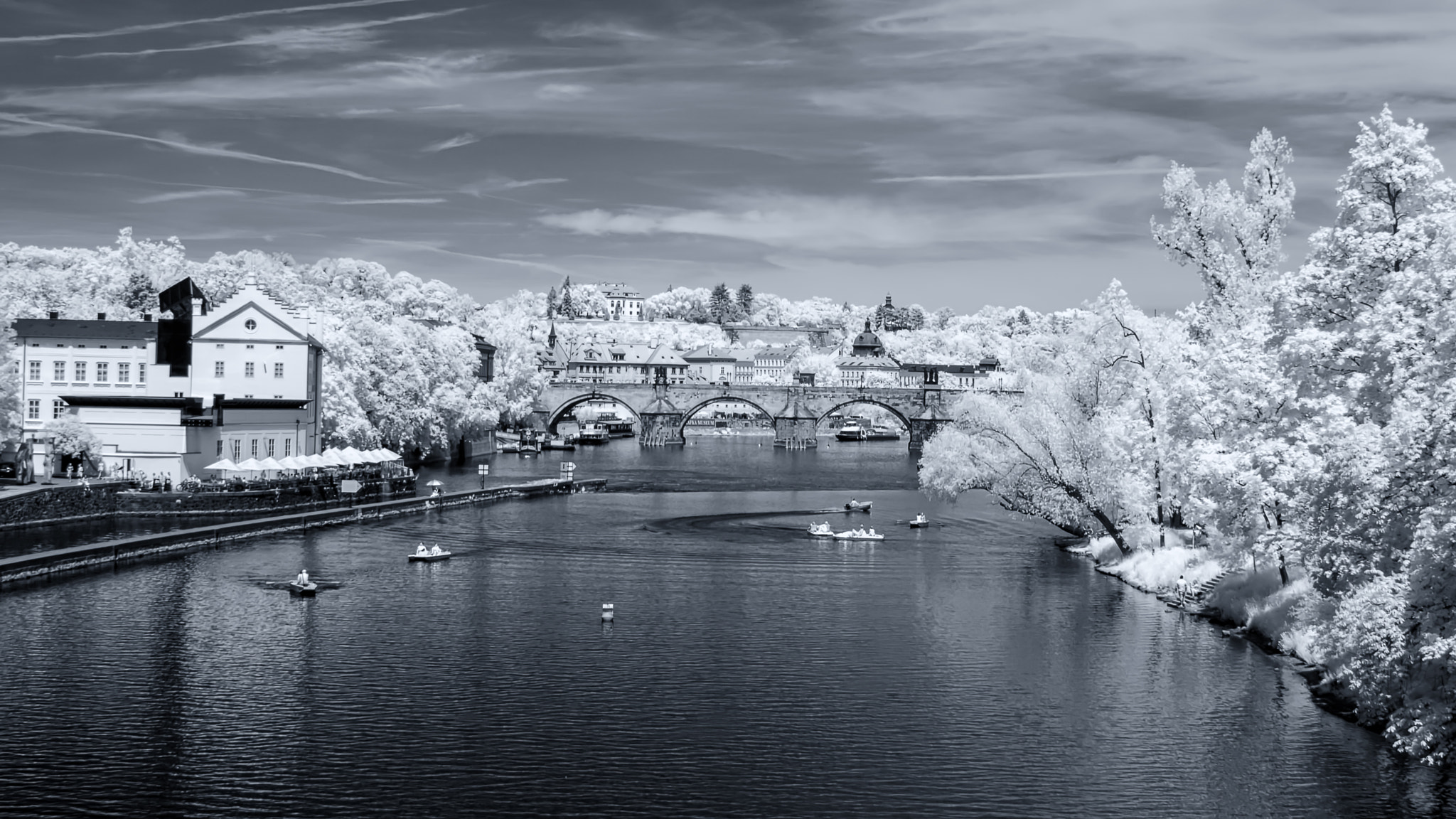 Nikon D5200 + Nikon AF-S DX Nikkor 18-300mm F3.5-5.6G ED VR sample photo. Prague, czech republic (infrared) photography