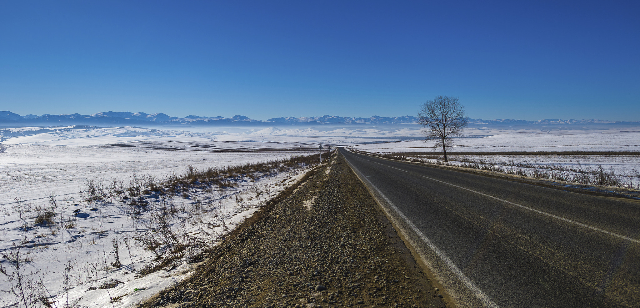 Nikon AF-S Nikkor 24mm F1.4G ED sample photo. Дорога к горизонту (the road to the horizon) photography