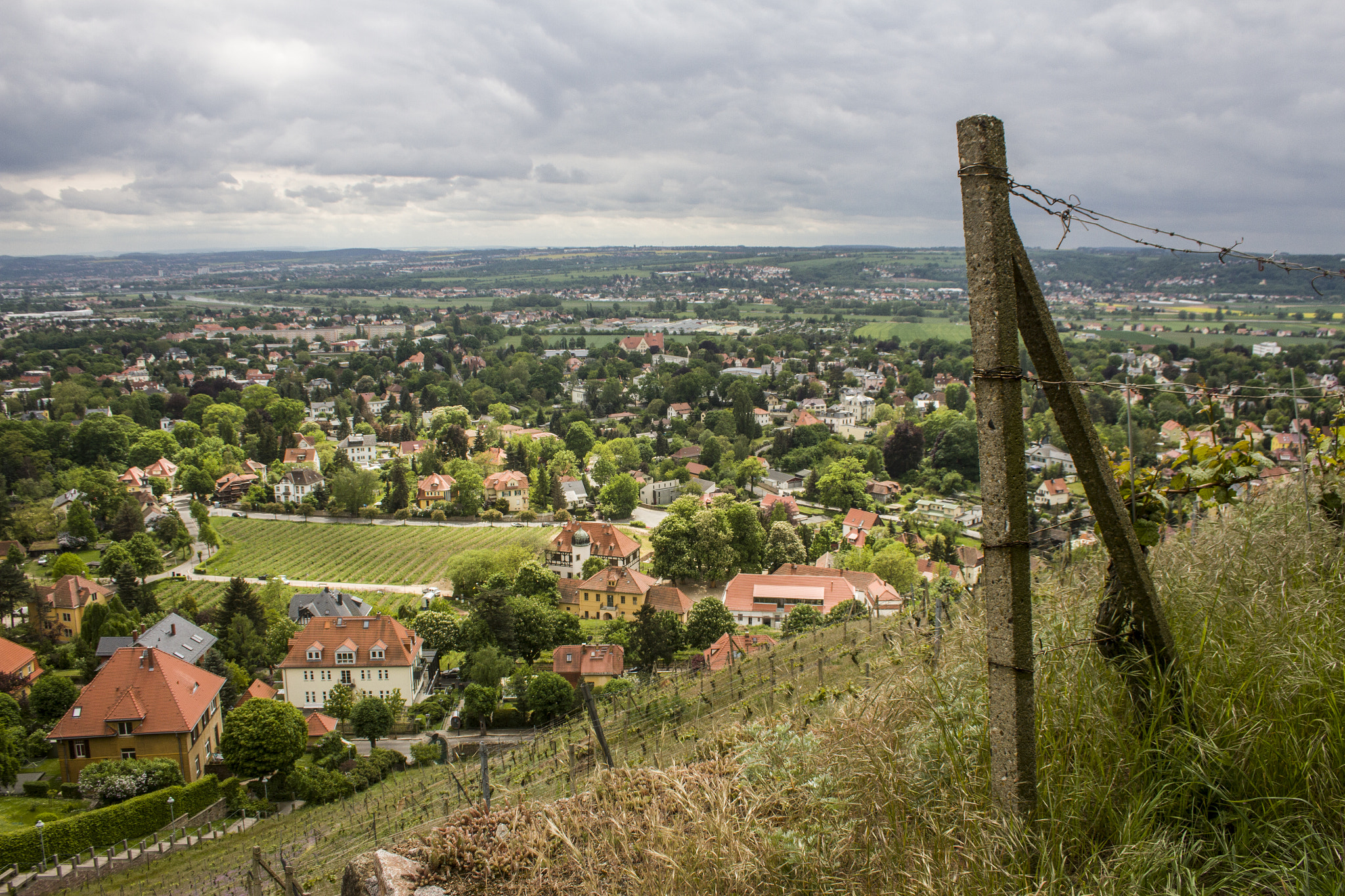 Canon EF-S 18-55mm F3.5-5.6 sample photo. Sun over radebeul. photography