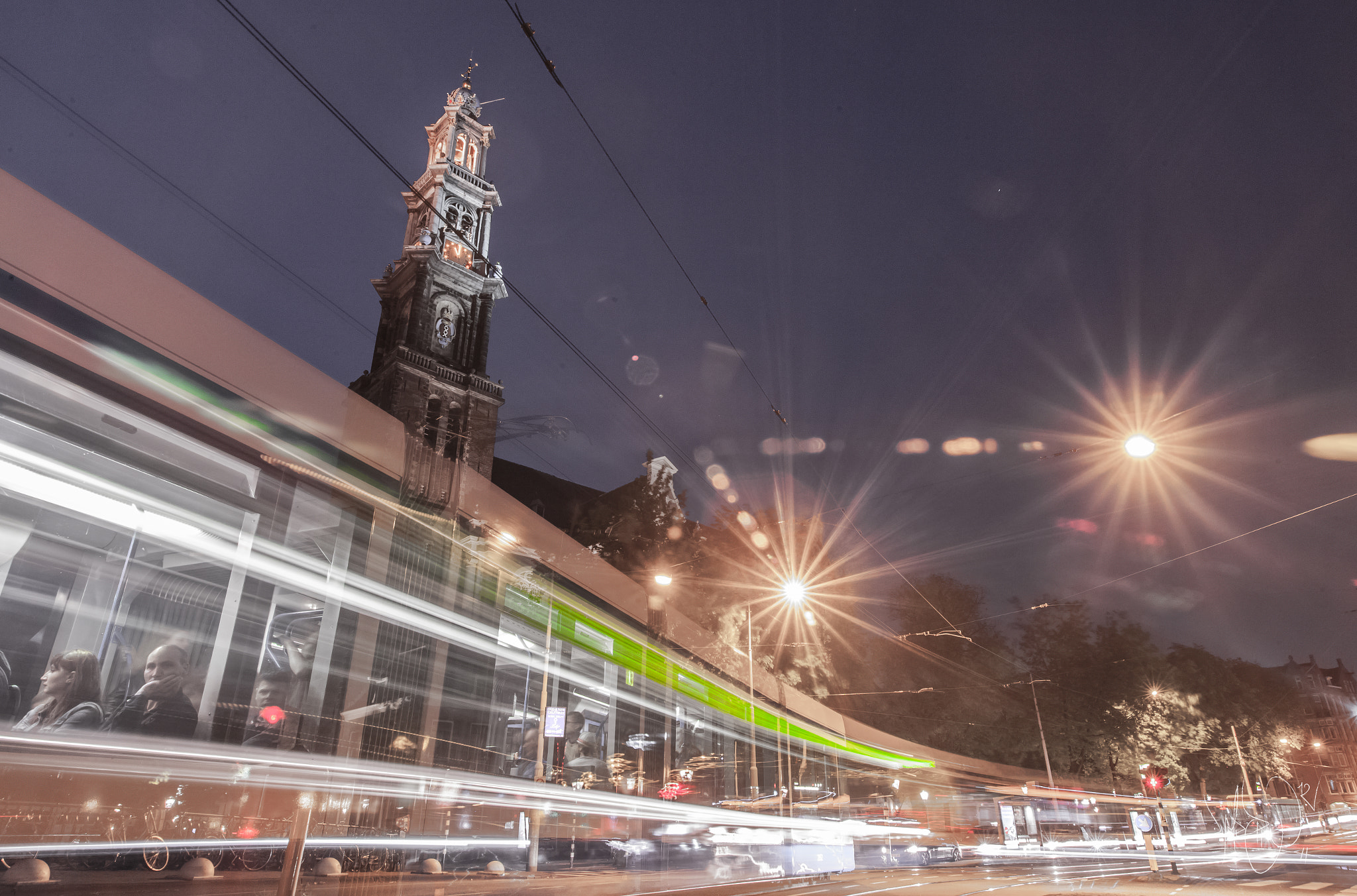 Canon EOS 5D Mark II + Sigma 20mm EX f/1.8 sample photo. Ghost tram 2.0 photography