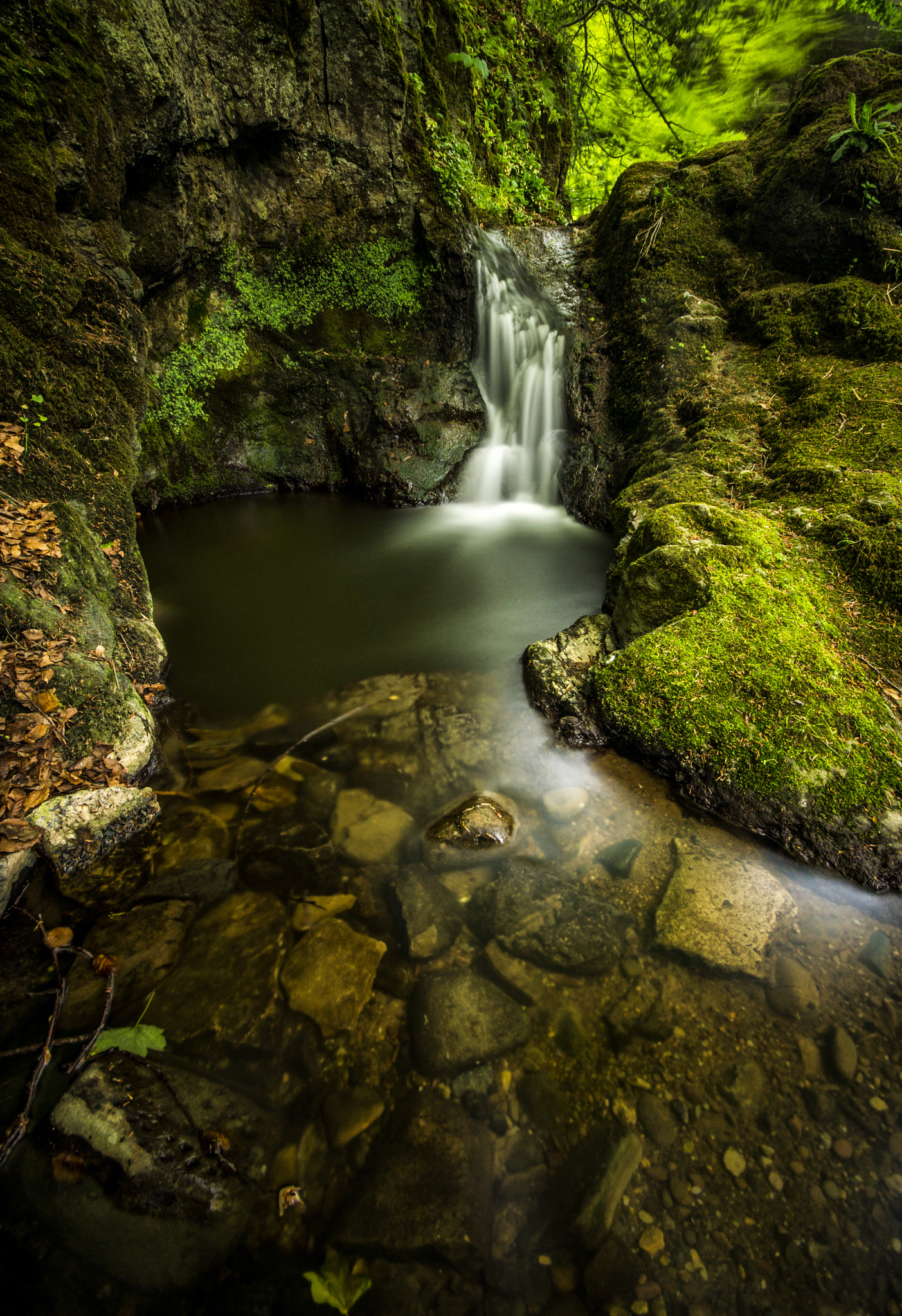 Sigma AF 10-20mm F4-5.6 EX DC sample photo. Arbirlot mini waterfall photography