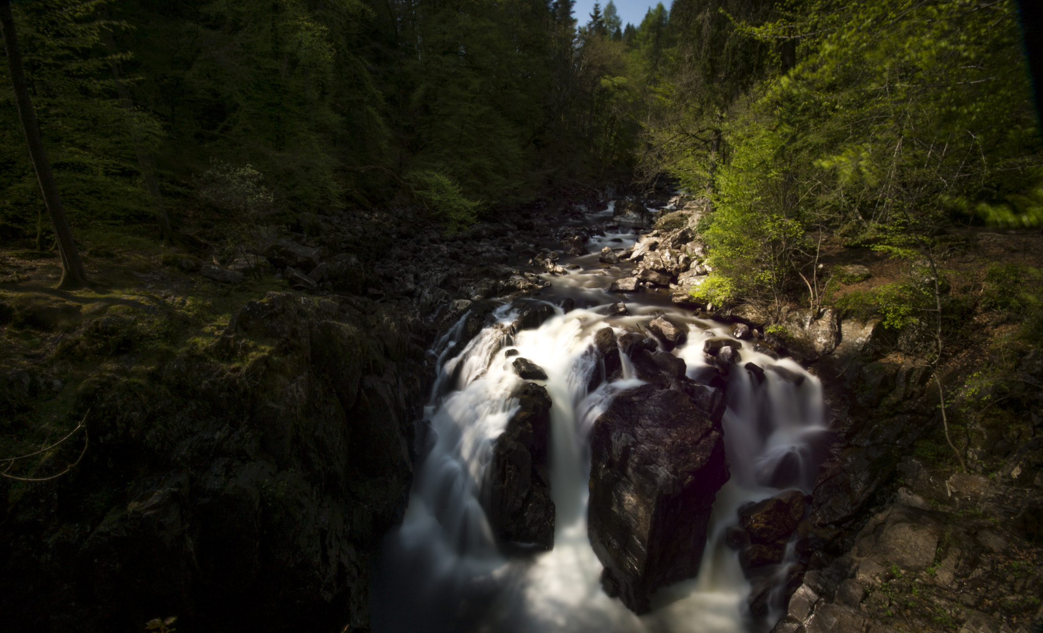 Sigma AF 10-20mm F4-5.6 EX DC sample photo. Hermitage waterfall photography