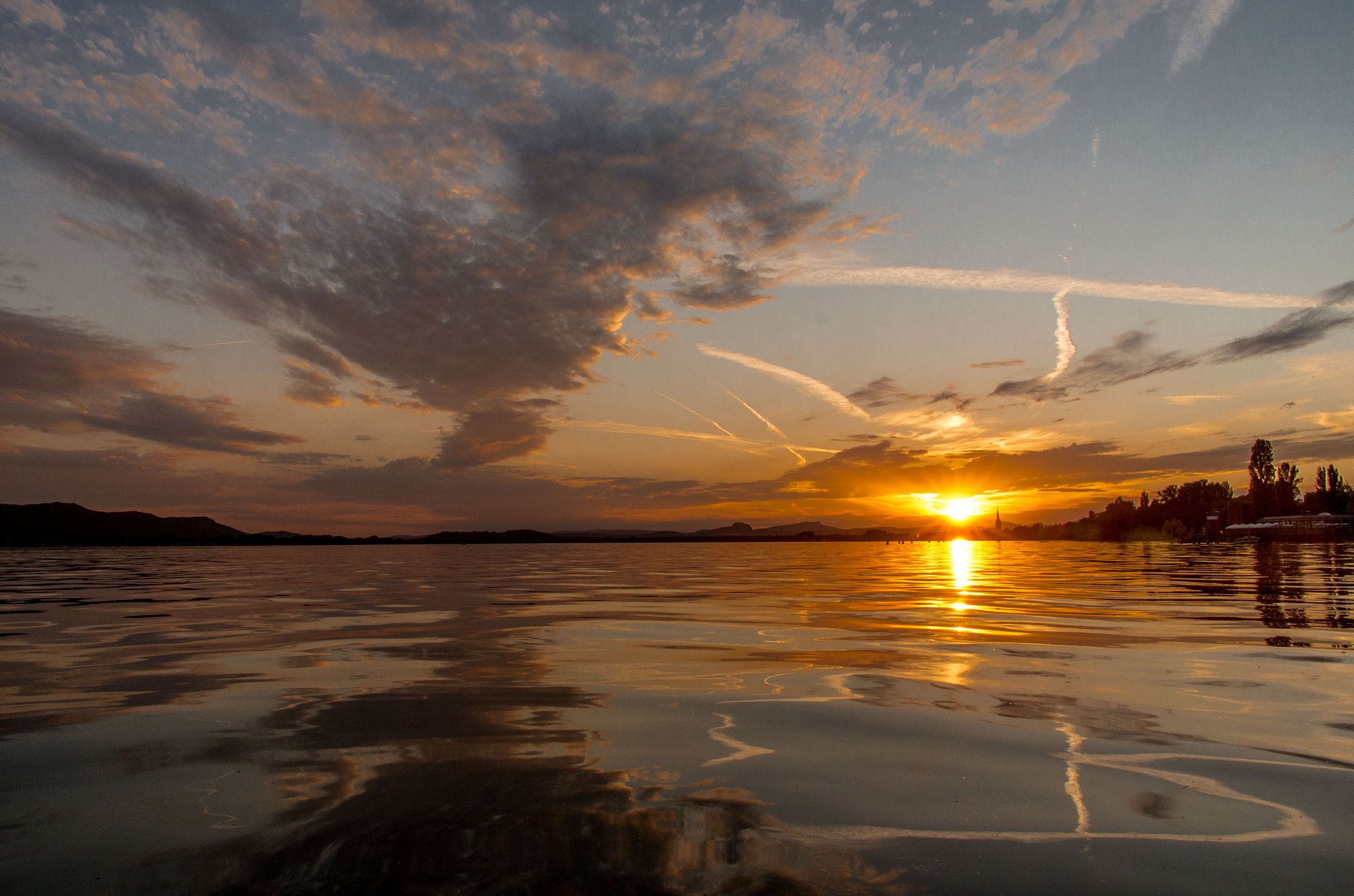 Pentax smc DA* 16-50mm F2.8 ED AL (IF) SDM sample photo. Mettnau sunset photography