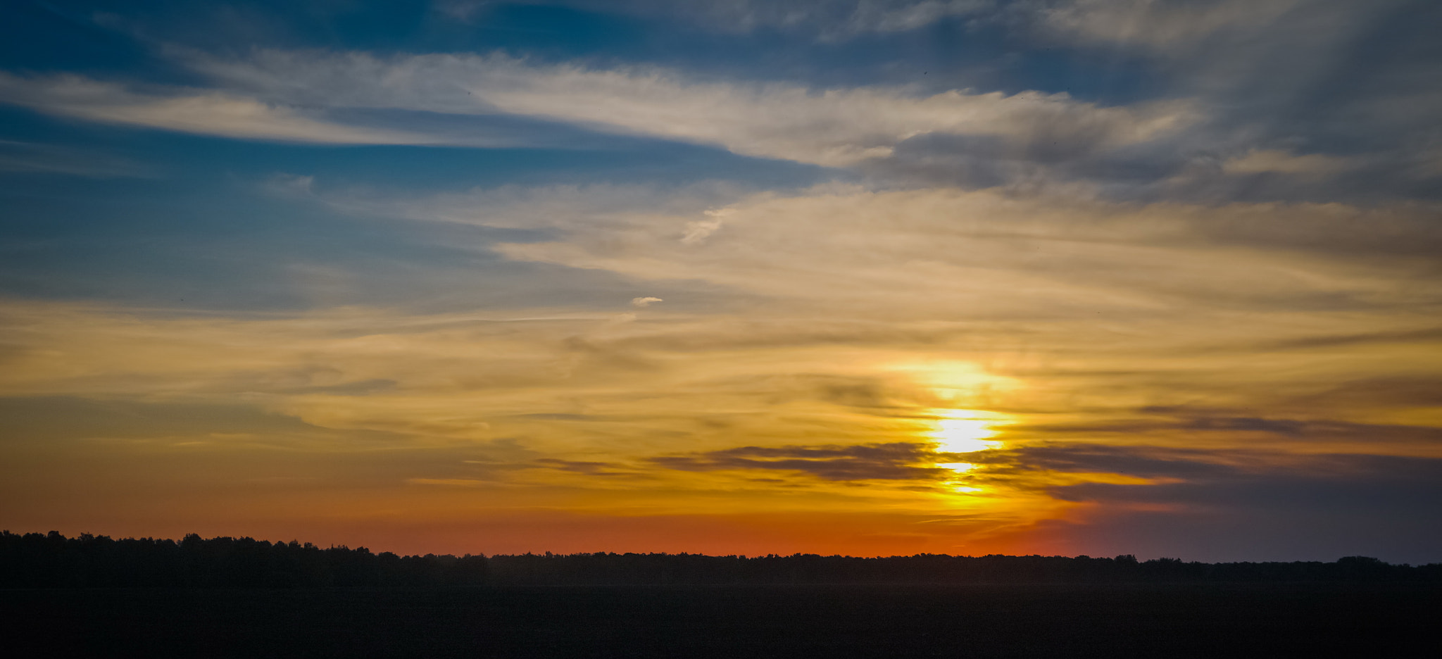 Panasonic Lumix DMC-GF5 sample photo. Sunset photography