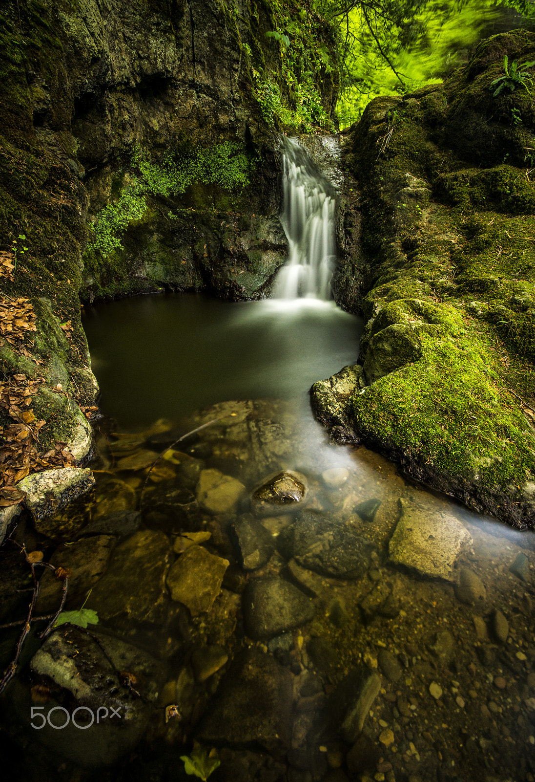 Sigma AF 10-20mm F4-5.6 EX DC sample photo. Arbirlot mini waterfall photography