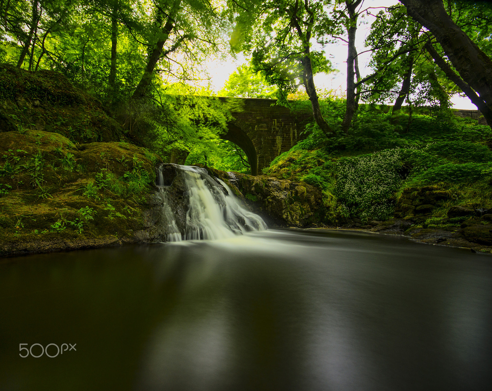 Sigma AF 10-20mm F4-5.6 EX DC sample photo. Arbirlot waterfall (taken from water) photography