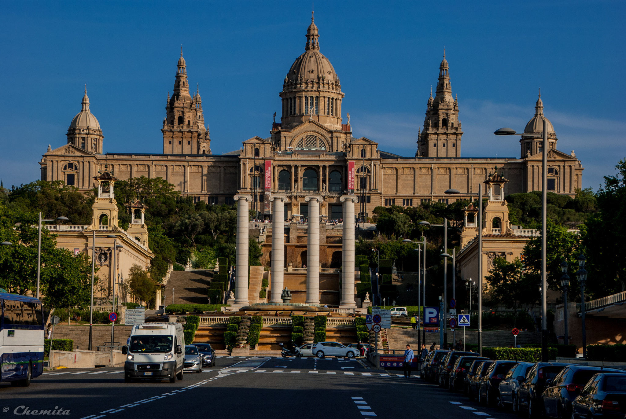 Nikon D60 sample photo. Museo de arte nacional de cataluña photography