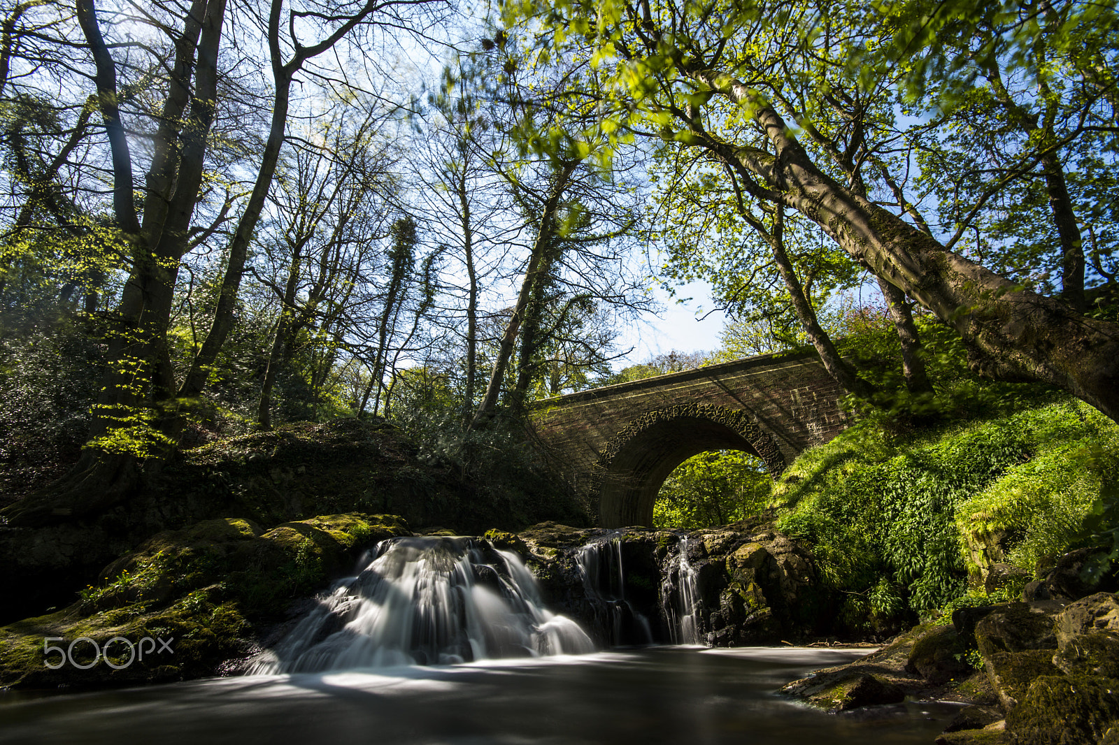 Sigma AF 10-20mm F4-5.6 EX DC sample photo. Arbirlot waterfall photography