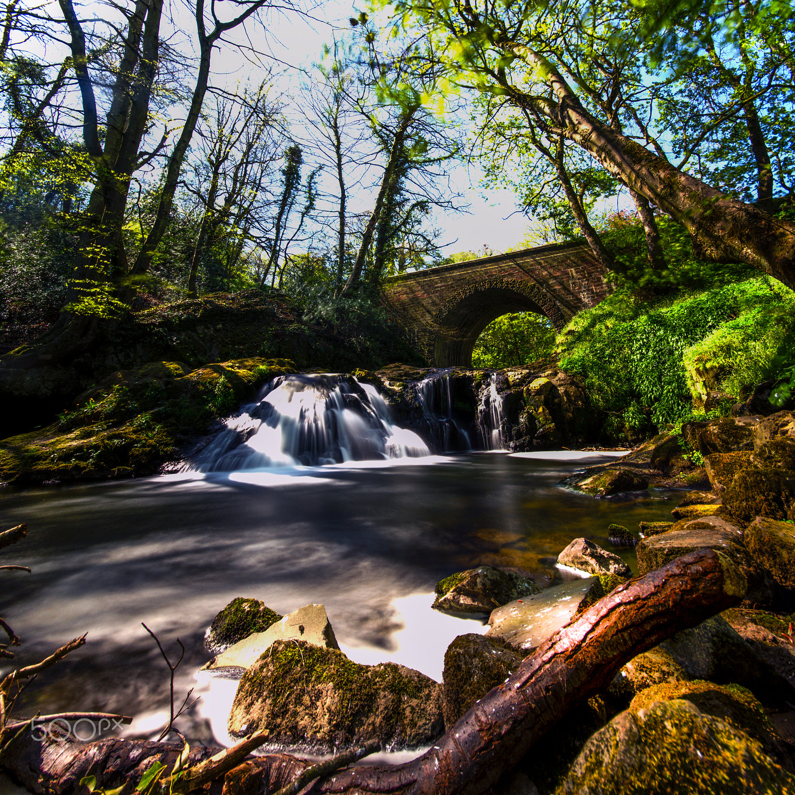 Sigma AF 10-20mm F4-5.6 EX DC sample photo. Arbirlot water fall pano photography