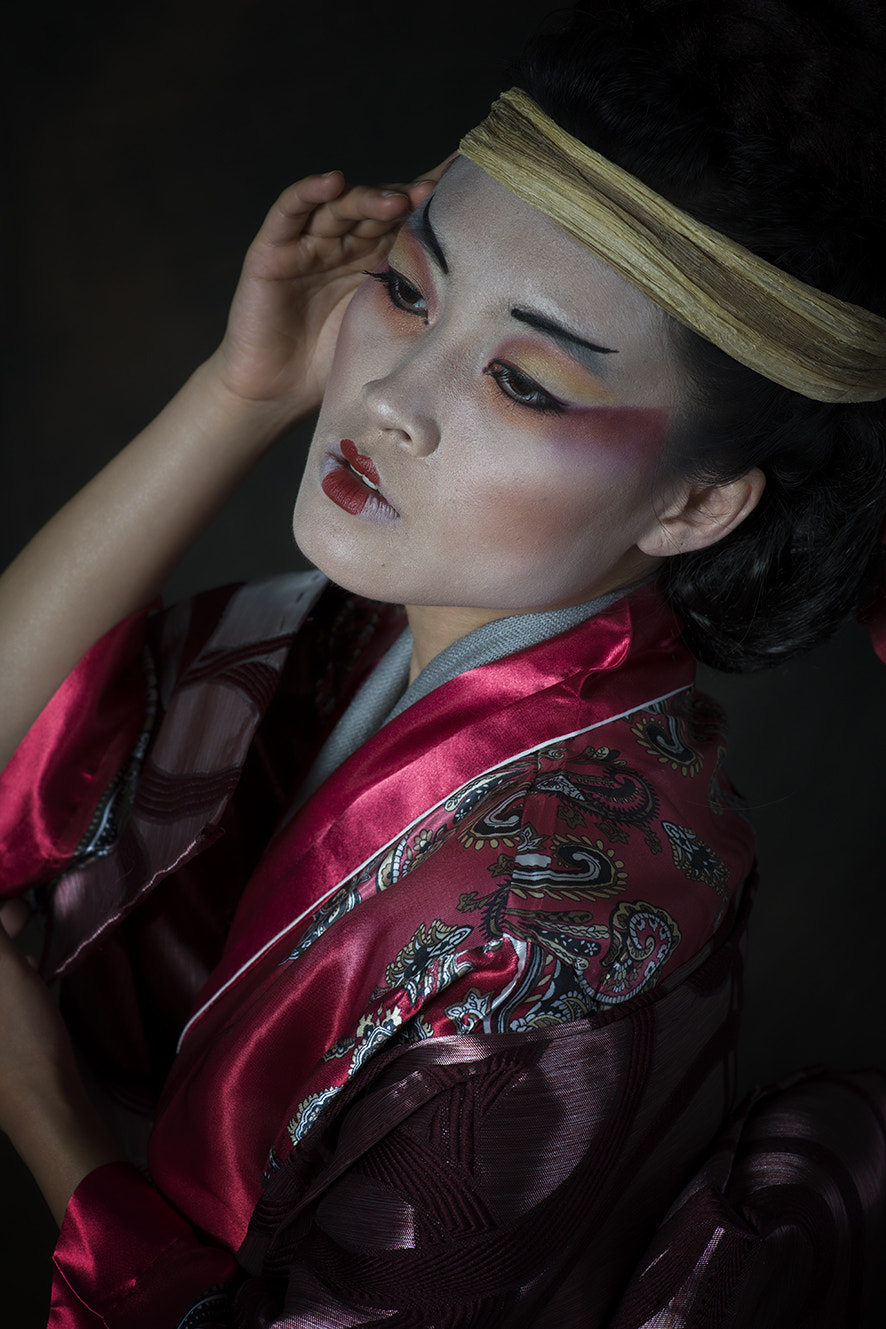 Nikon D3X + Sigma 85mm F1.4 EX DG HSM sample photo. Geisha photography