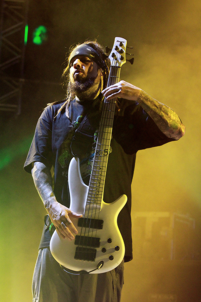 Canon EOS 500D (EOS Rebel T1i / EOS Kiss X3) + Canon EF 70-200mm F4L IS USM sample photo. Korn concert in kiev photography