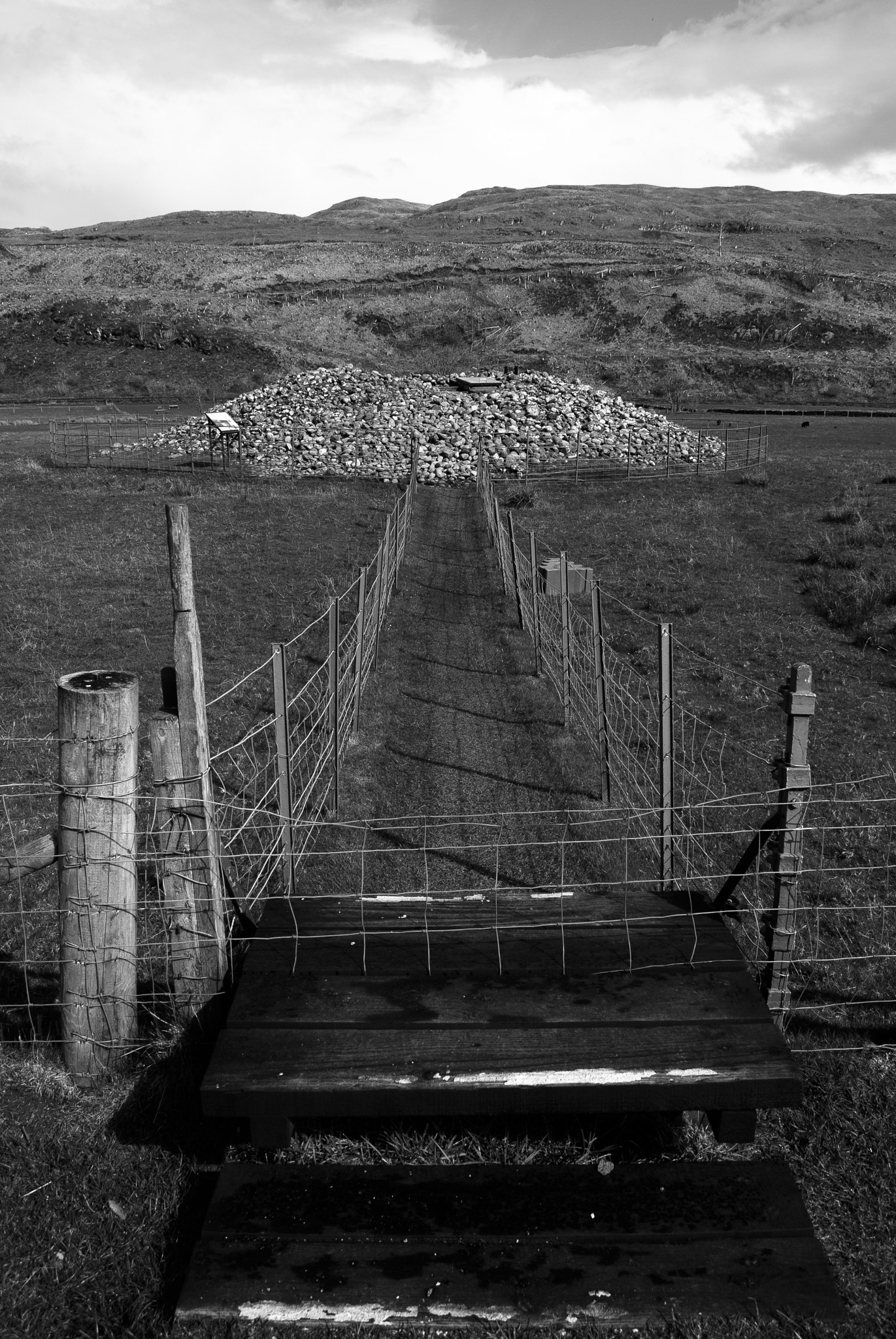 Nikon D200 sample photo. Nether lairgie cairn photography
