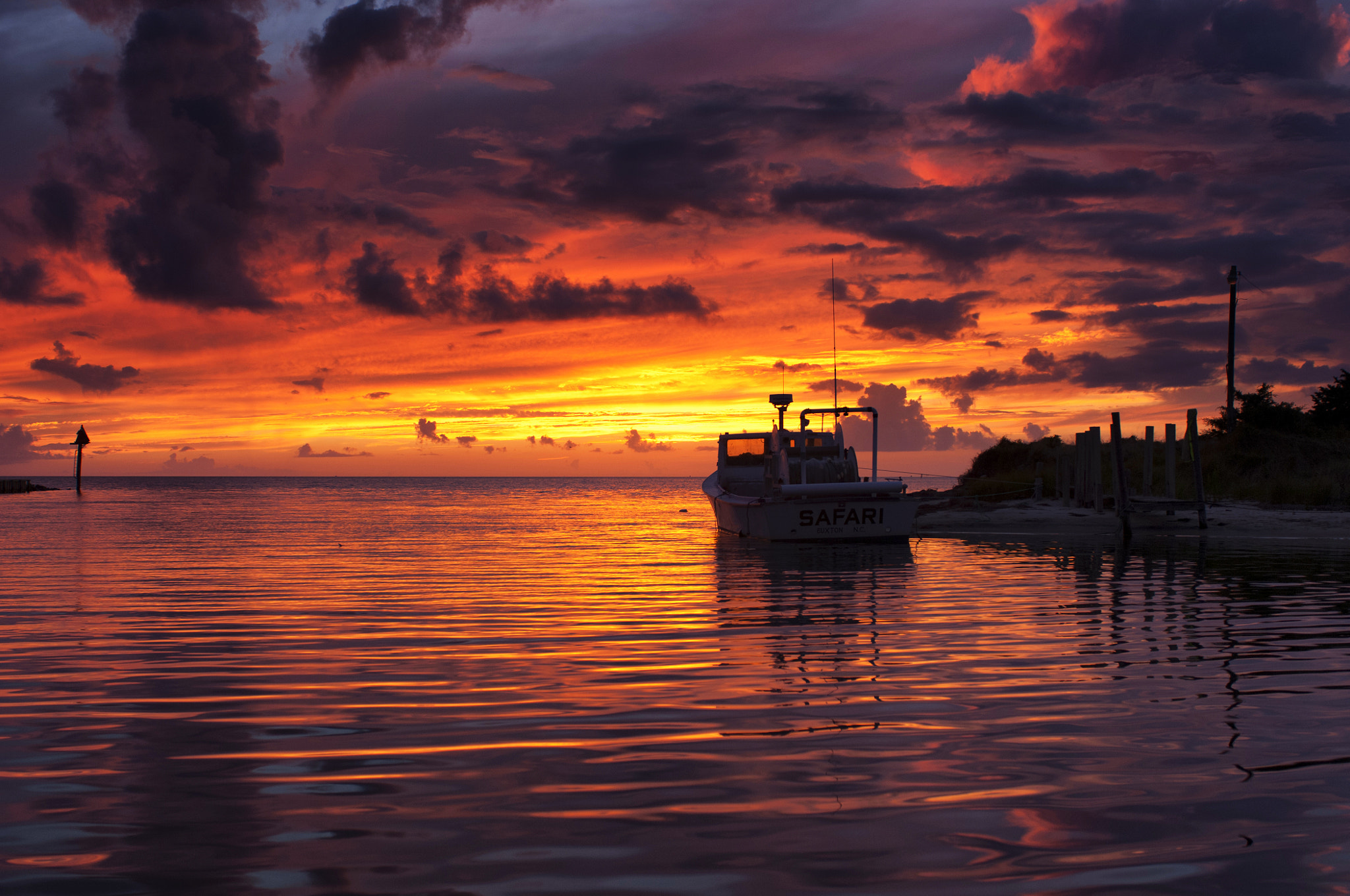 Nikon AF-S Nikkor 28-70mm F2.8 ED-IF sample photo. Nothing beats an outer banks sunset photography