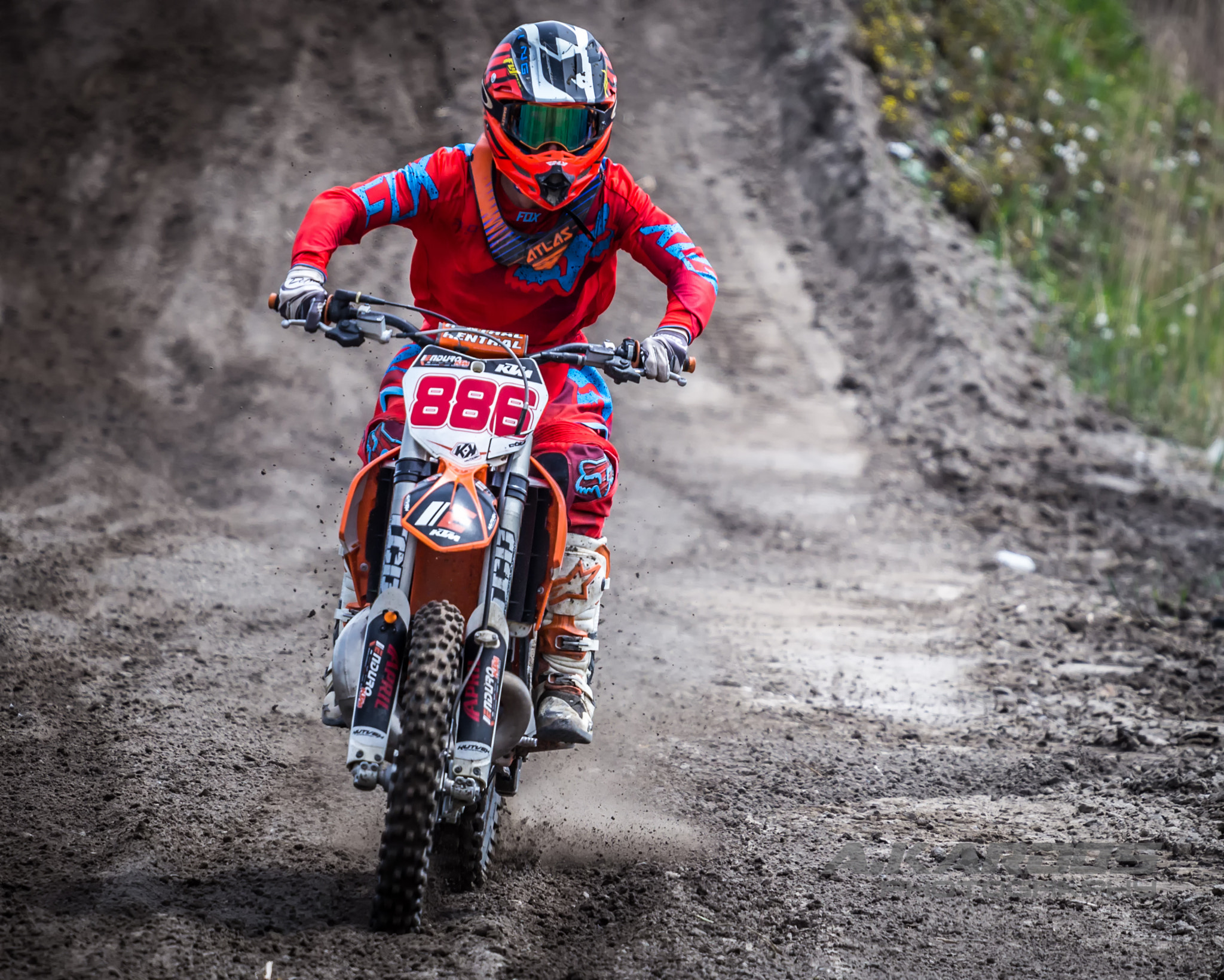 Canon EOS 700D (EOS Rebel T5i / EOS Kiss X7i) + Canon EF 70-200mm F4L USM sample photo. Xtown - motocross #886 (2016) photography